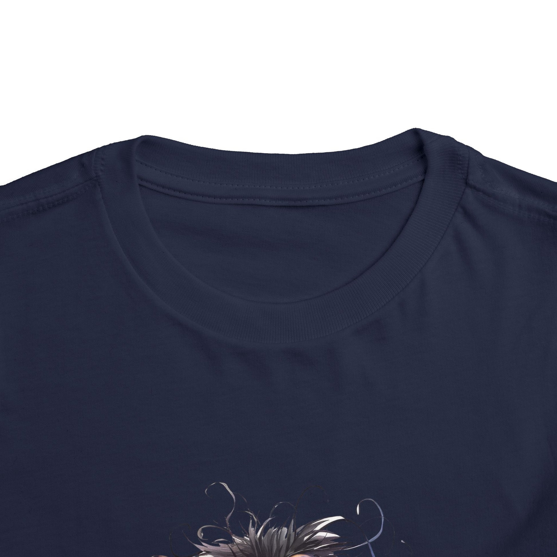 Whimsical Toddler Short Sleeve Tee with Adorable Cartoon Bird