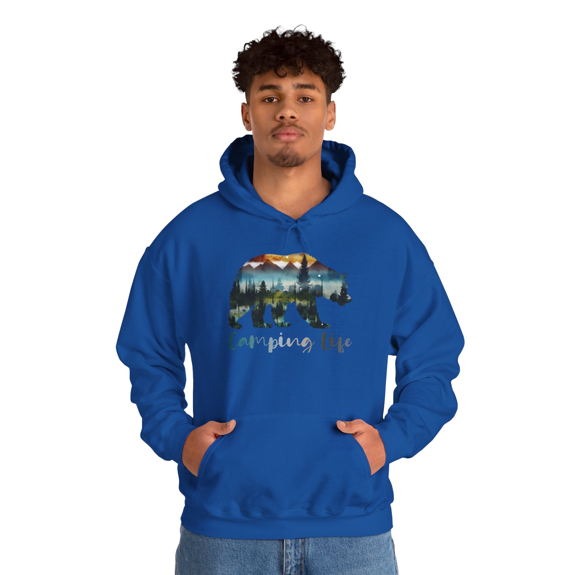 Camping Life Bear Hoodie