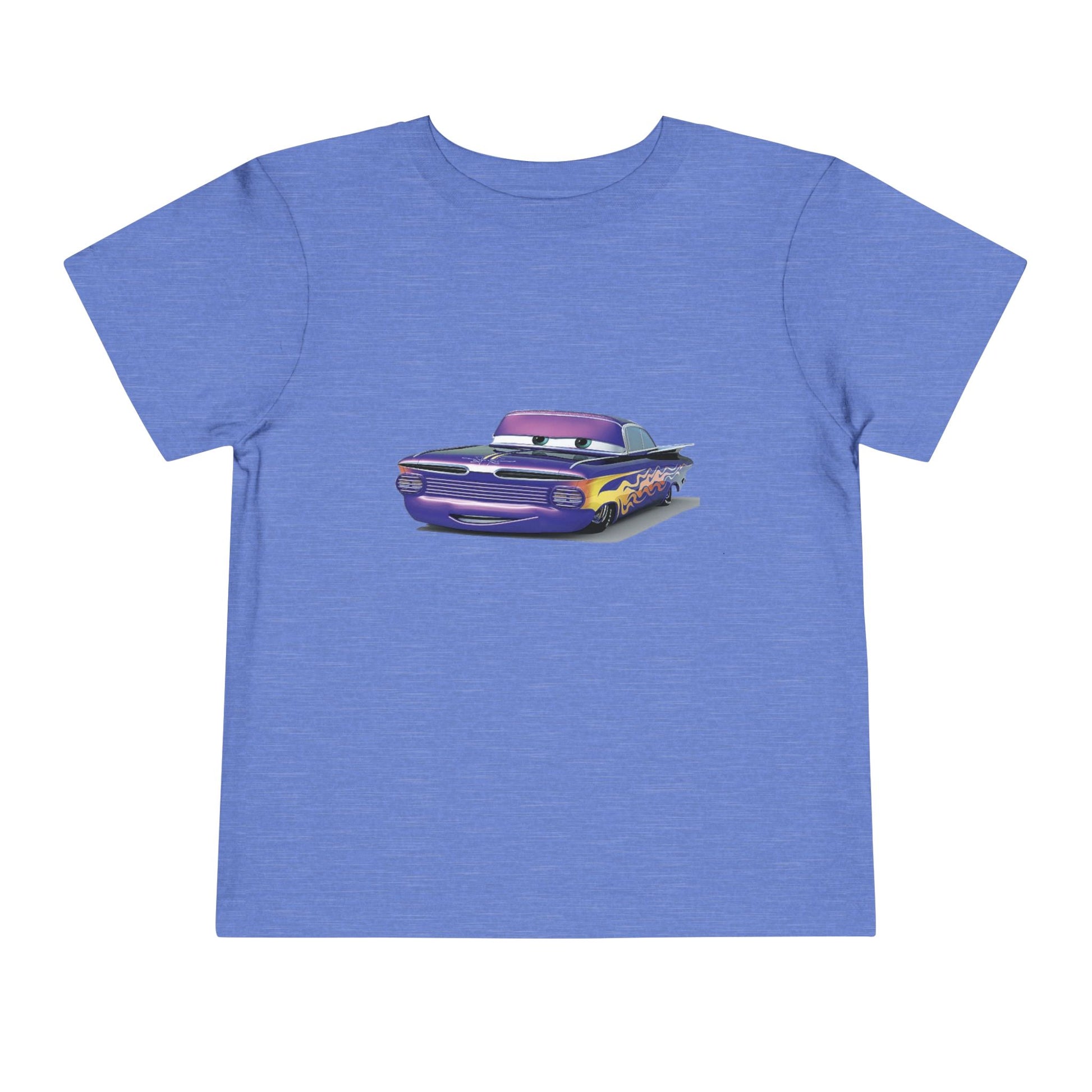 Toddler Short Sleeve Tee Featuring Fun Car Design