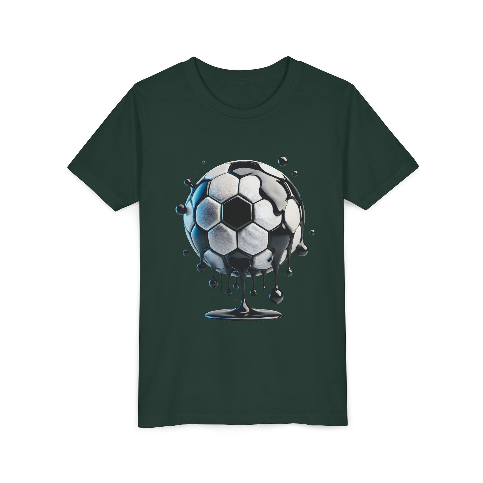 Dripping Soccer Ball Youth Tee