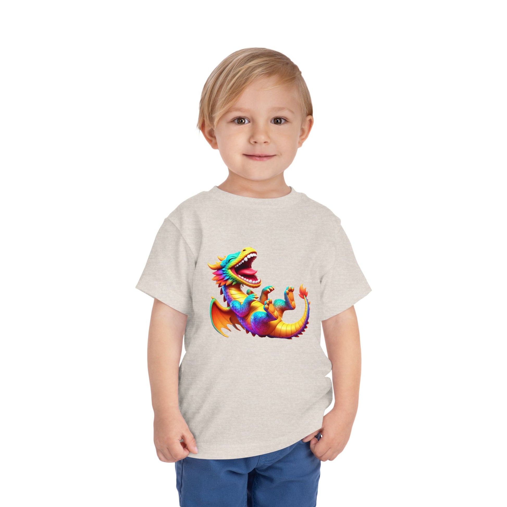 Rainbow Dinosaur Toddler Tee