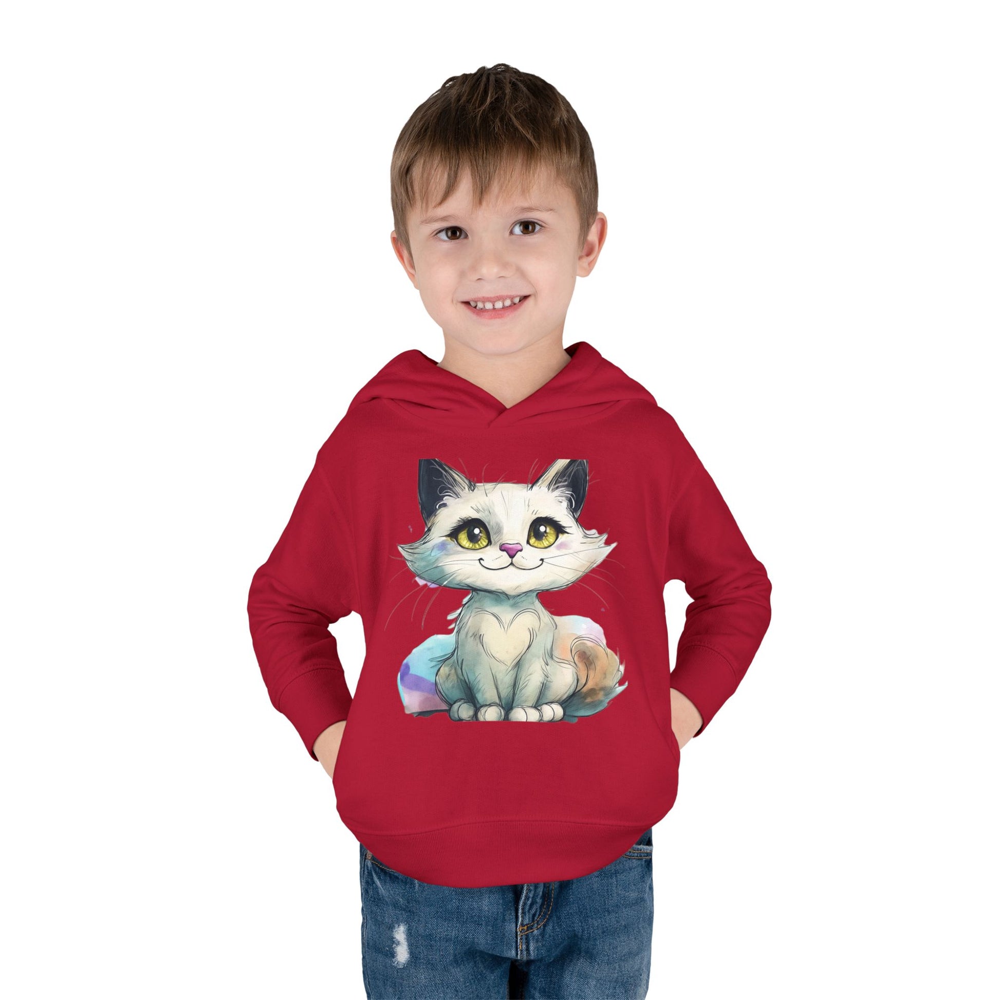 Cute Cat Toddler Hoodie