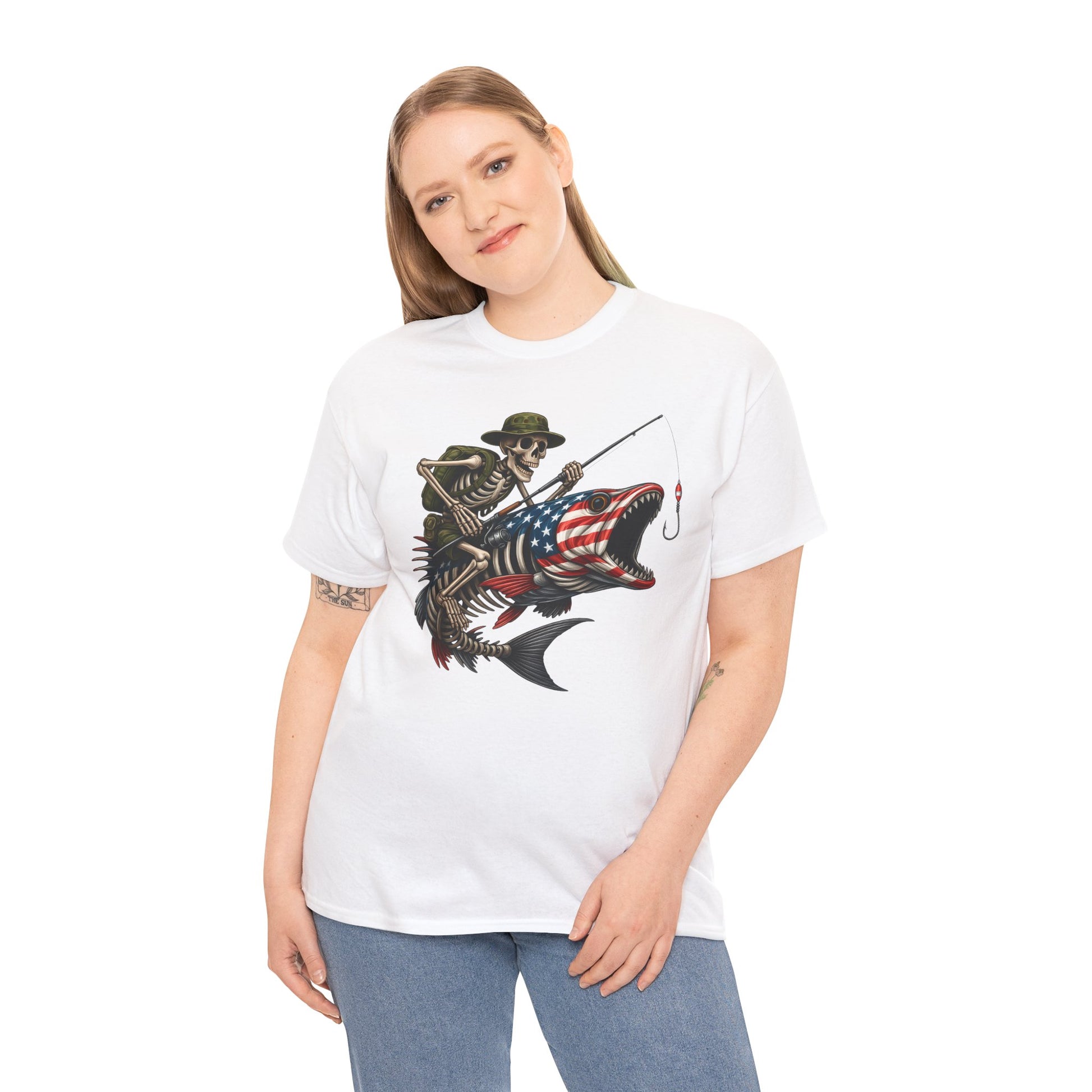 Fishing Skeleton Tee