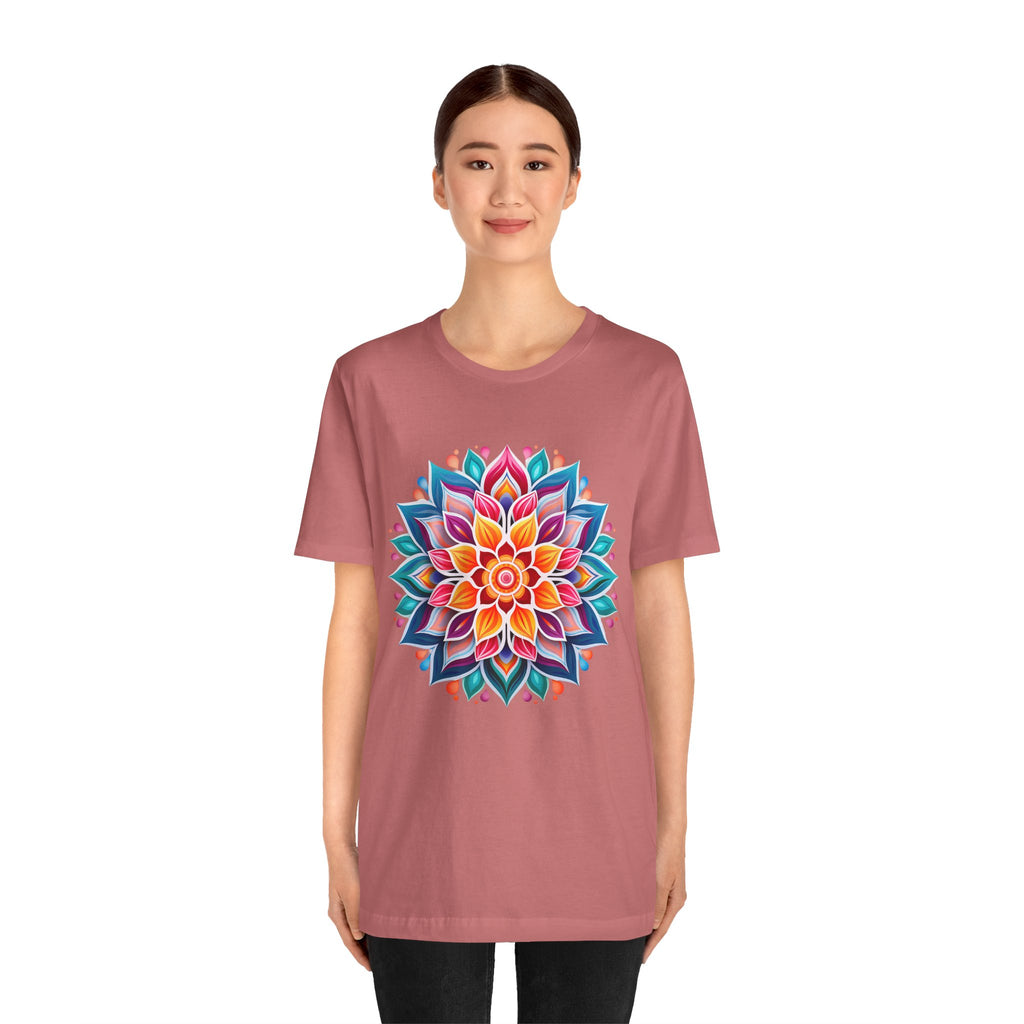 Vibrant Mandala Graphic Tee