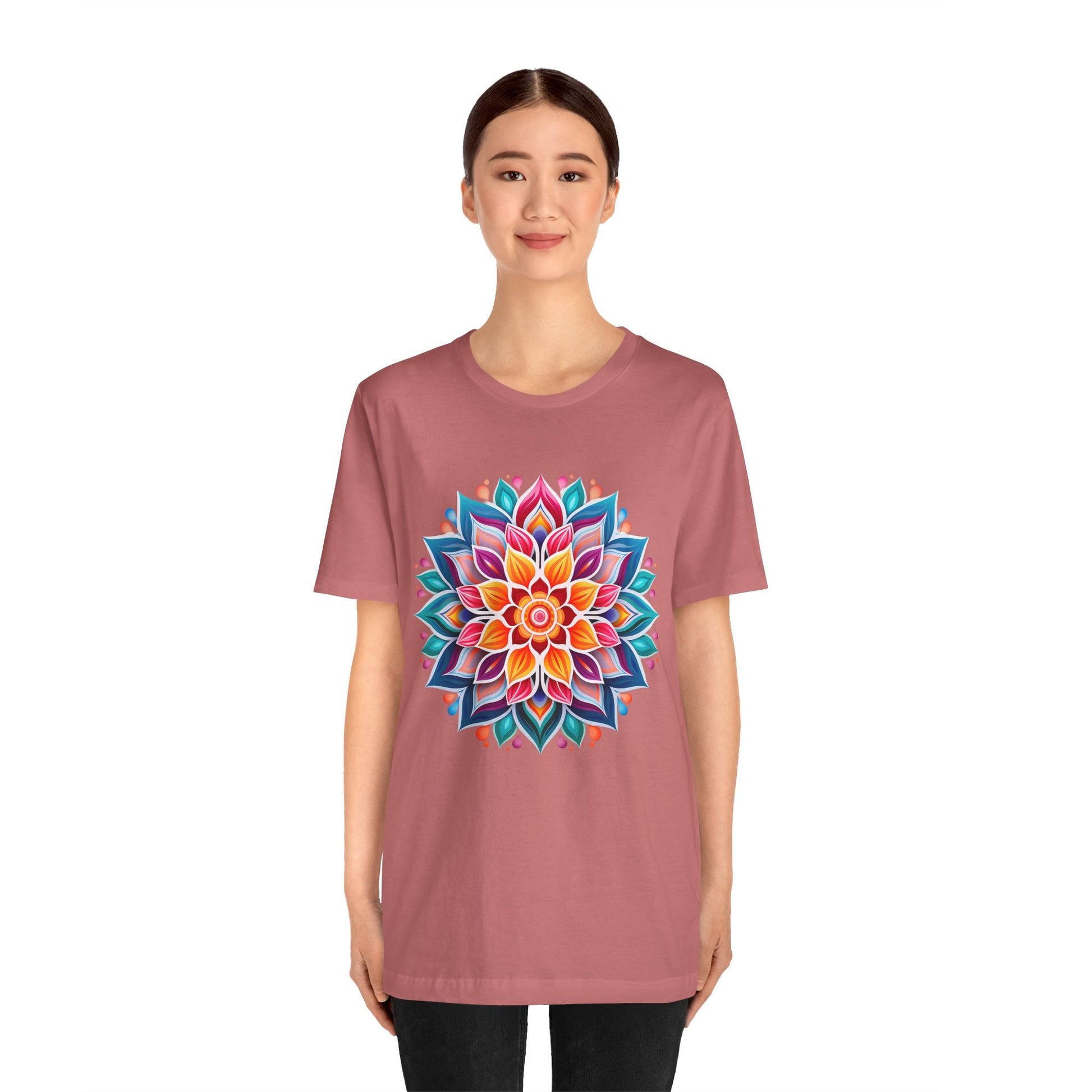Vibrant Mandala Graphic Tee