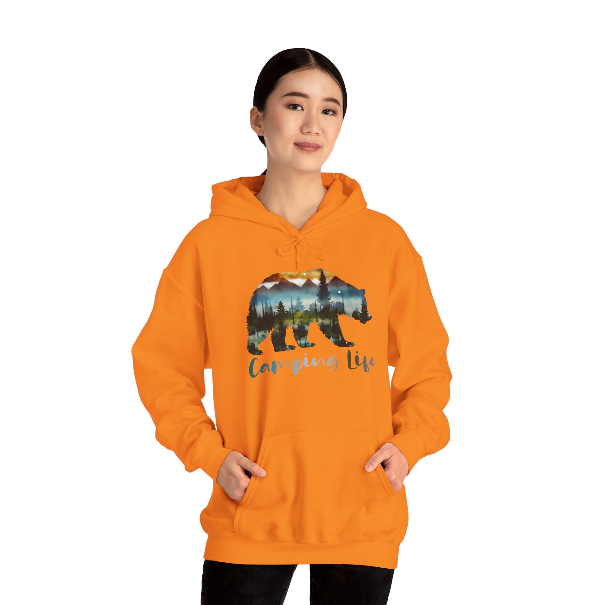 Camping Life Bear Hoodie