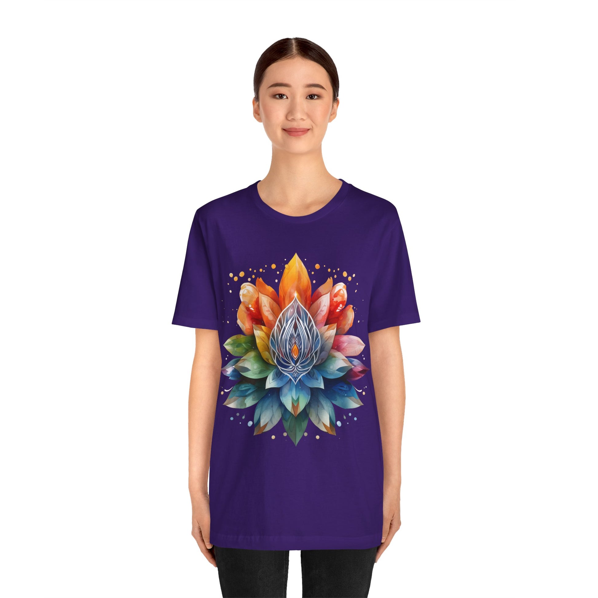 Colorful Lotus Flower T-Shirt