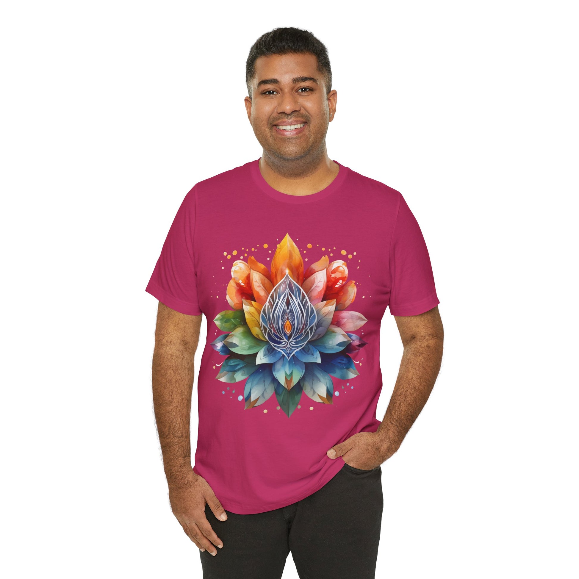 Colorful Lotus Flower T-Shirt