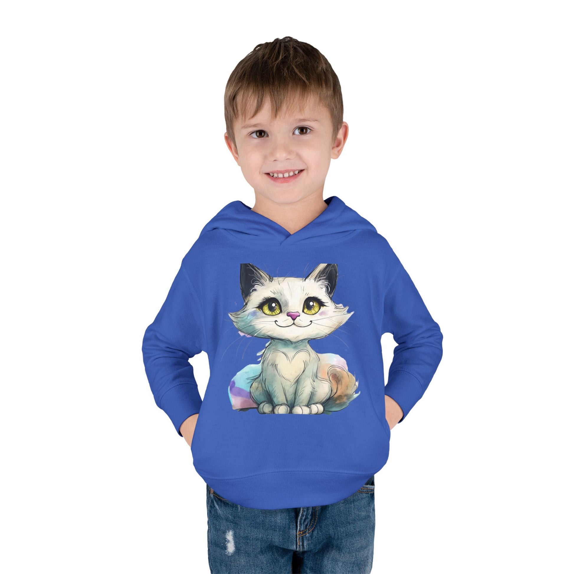 Cute Cat Toddler Hoodie