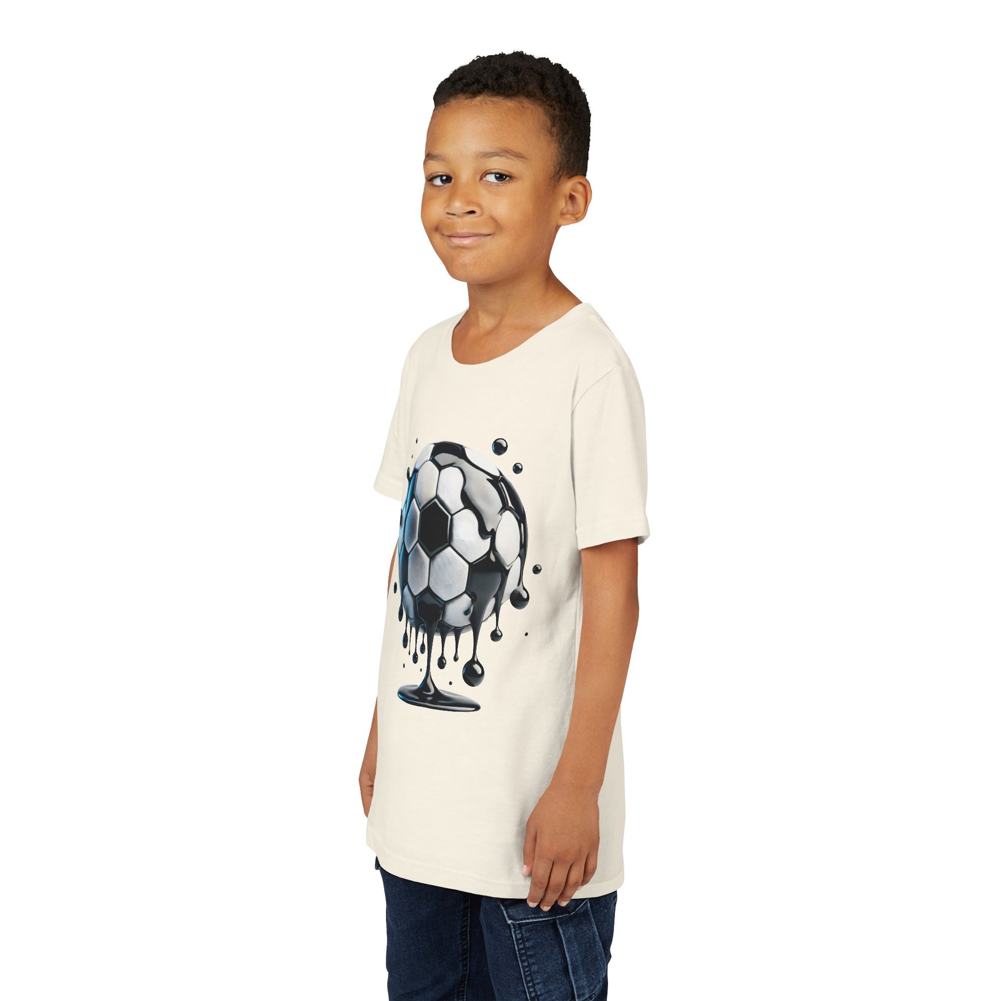 Dripping Soccer Ball Youth Tee
