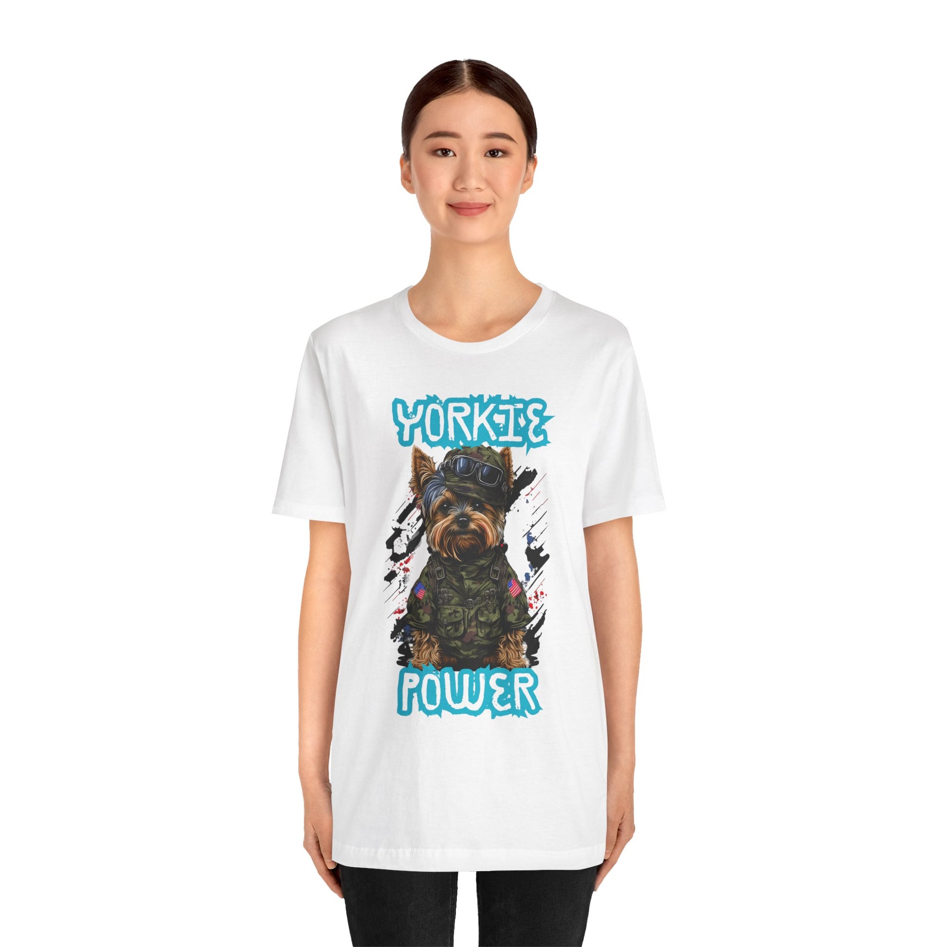Yorkie Power Unisex Tee