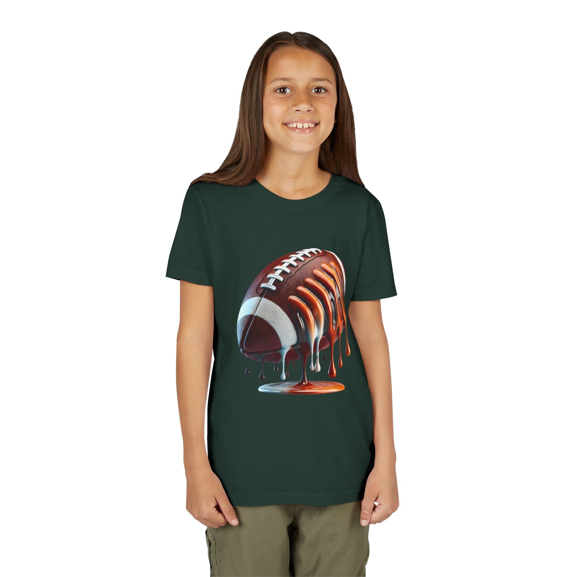 Dripping Football Youth Tee