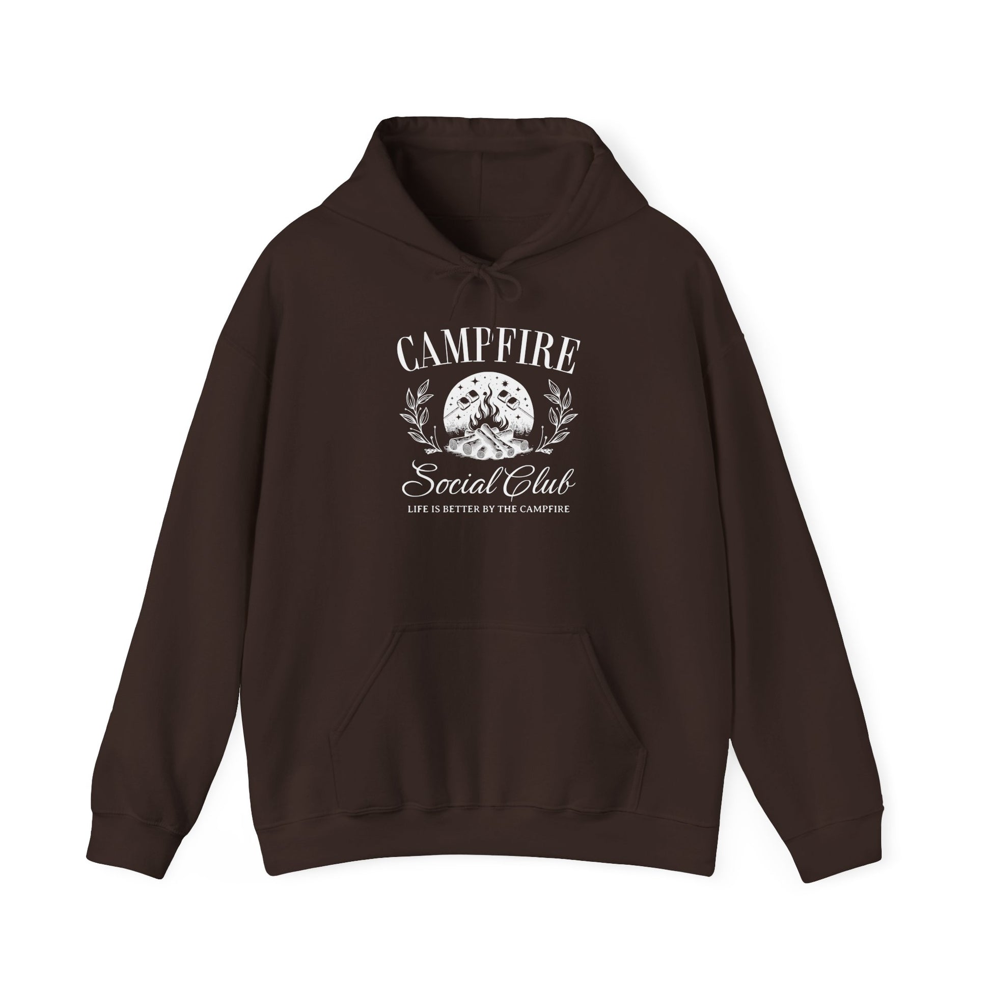 Campfire Social Club Hoodie – Life’s Better Around the Flames