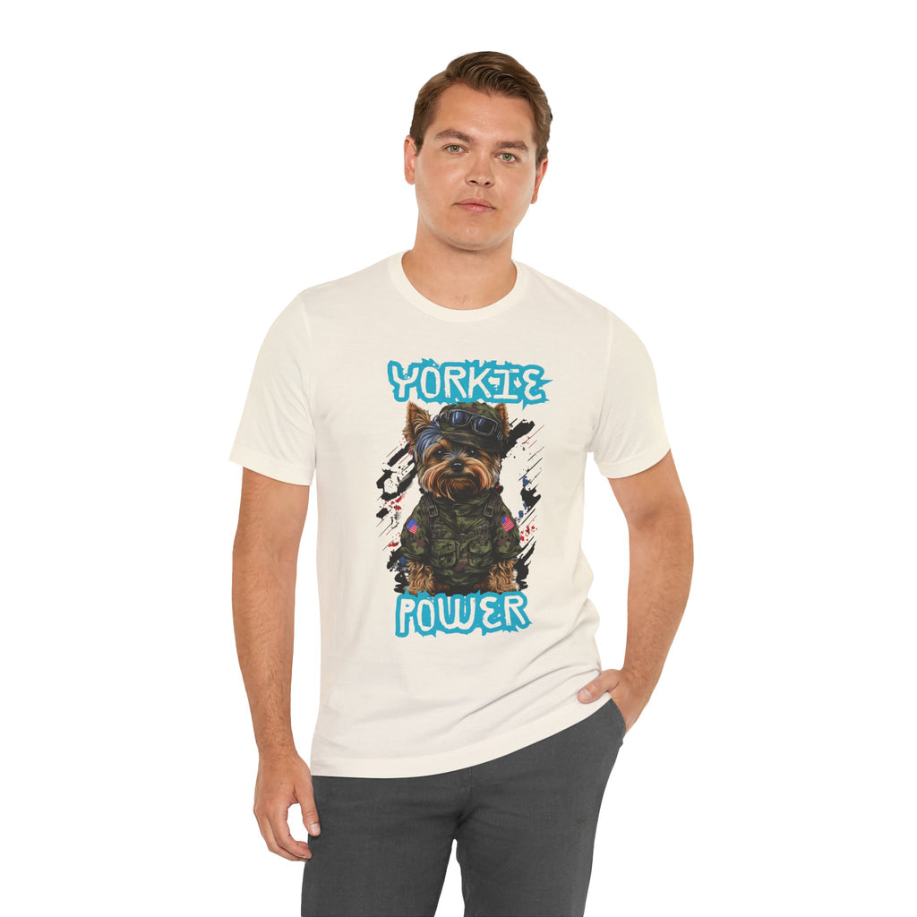 Yorkie Power Unisex Tee