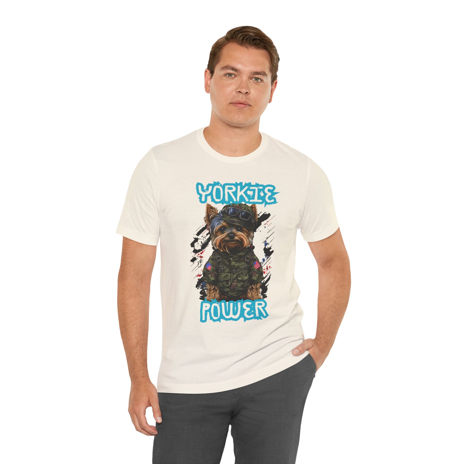 Yorkie Power Unisex Tee