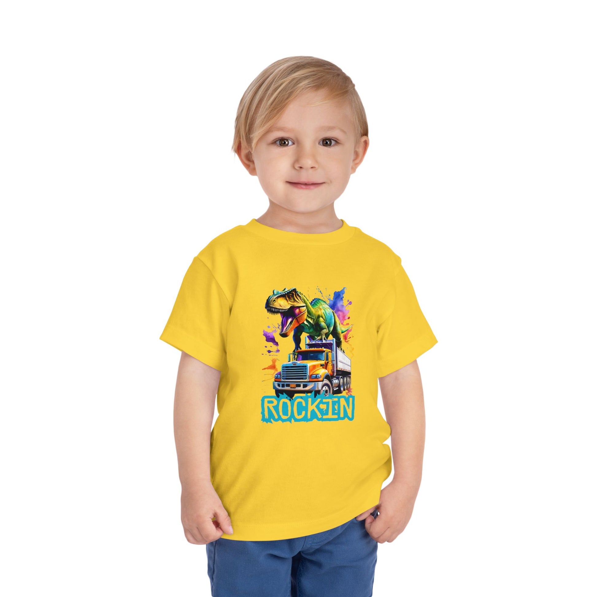 Rockin' Toddler Tee - Dino Design