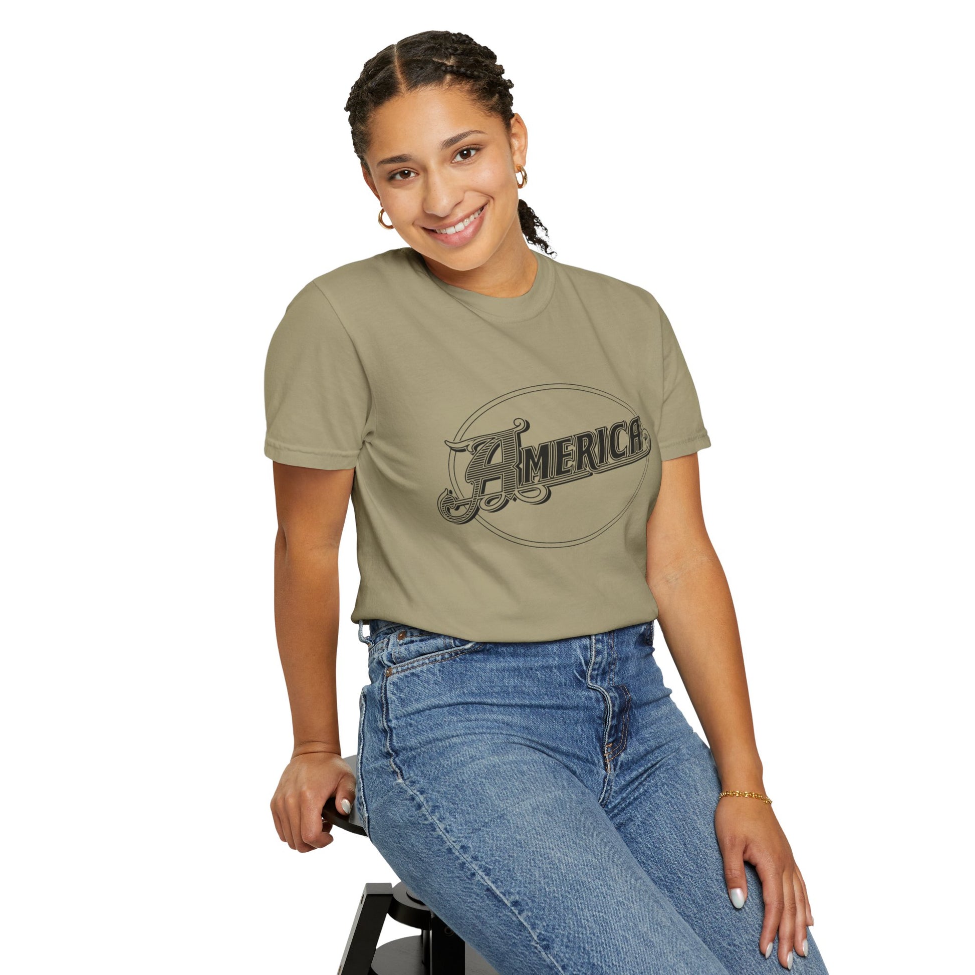 America Vintage Garment-Dyed T-Shirt
