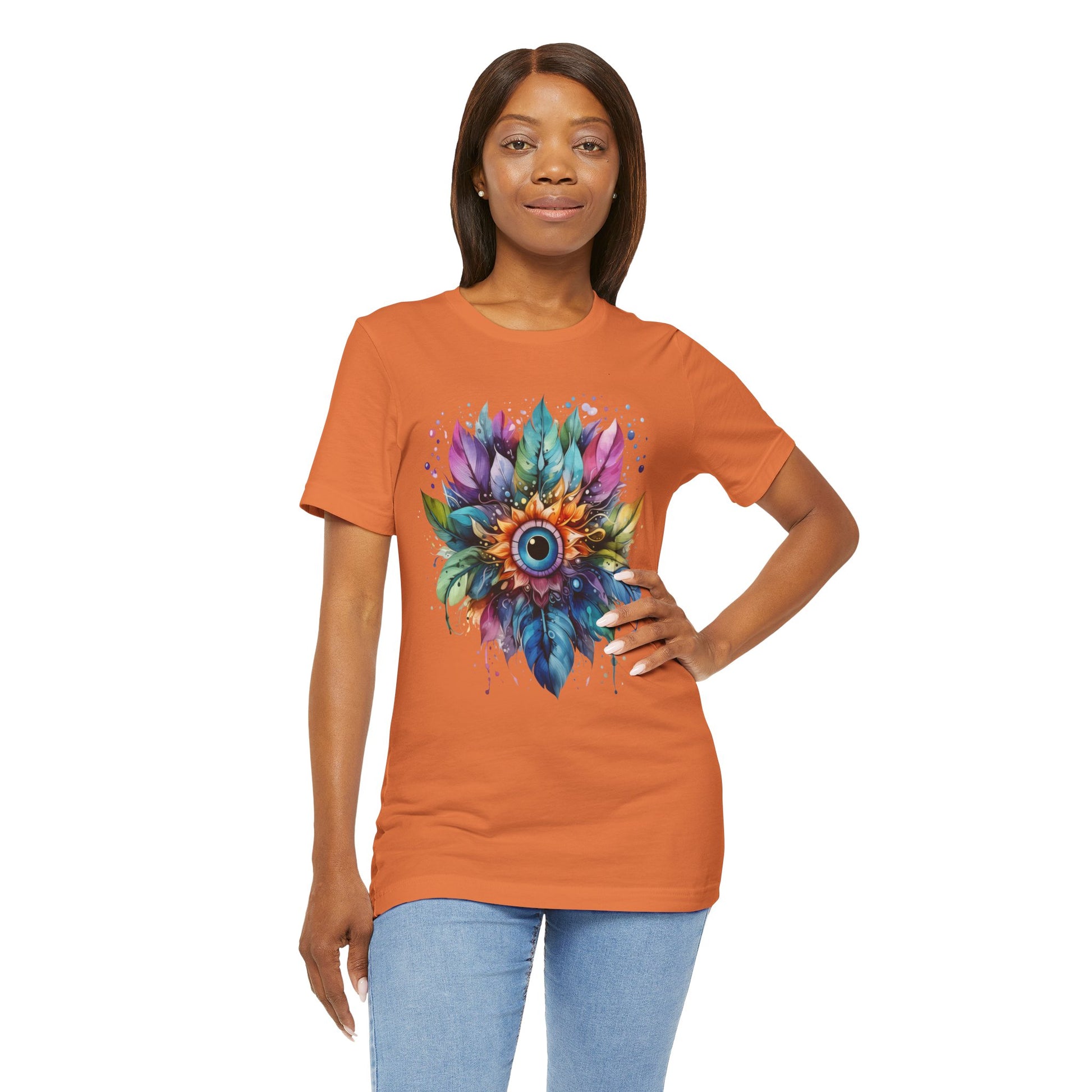 Colorful Eye Design Unisex Tee