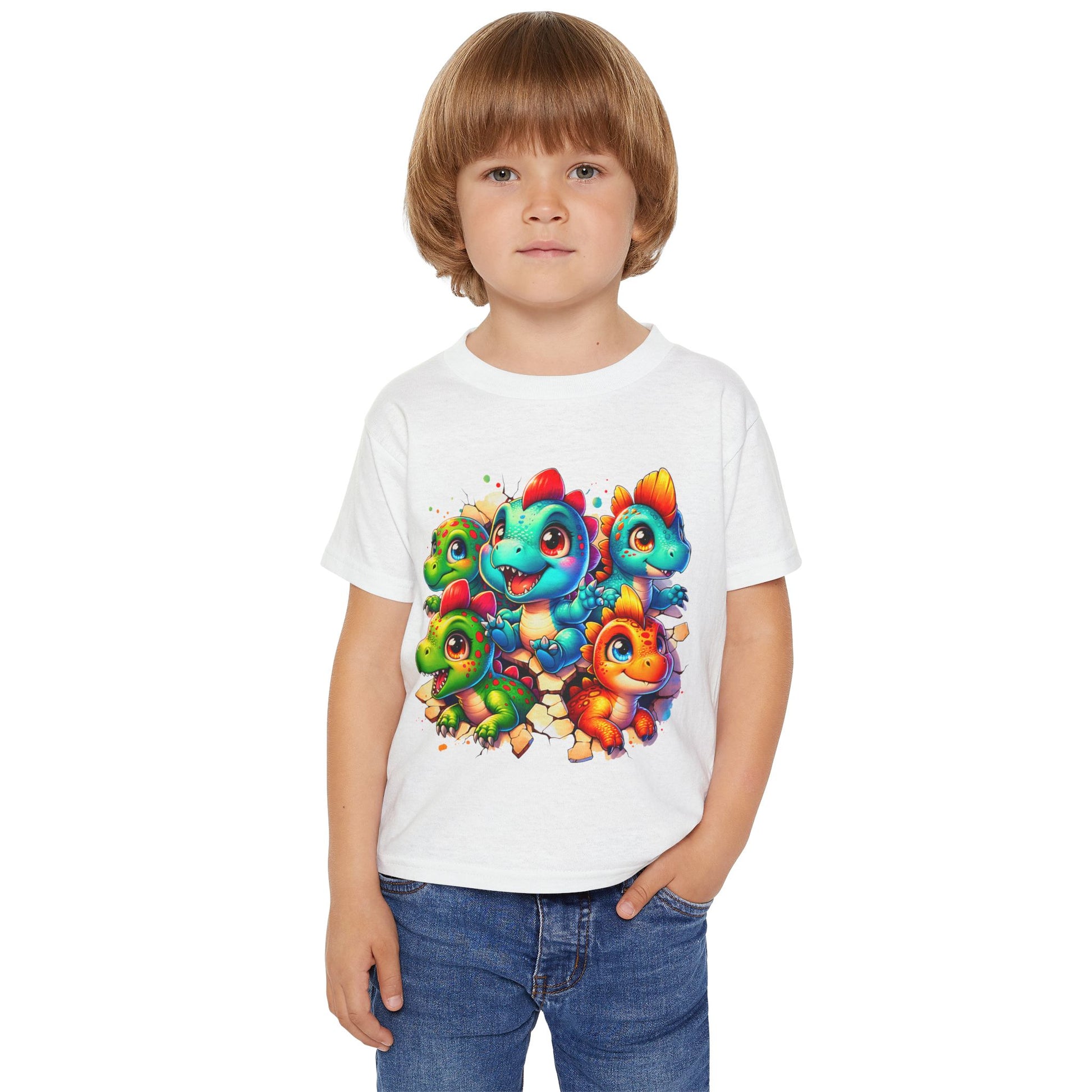Colorful Dinosaur Toddler T-Shirt
