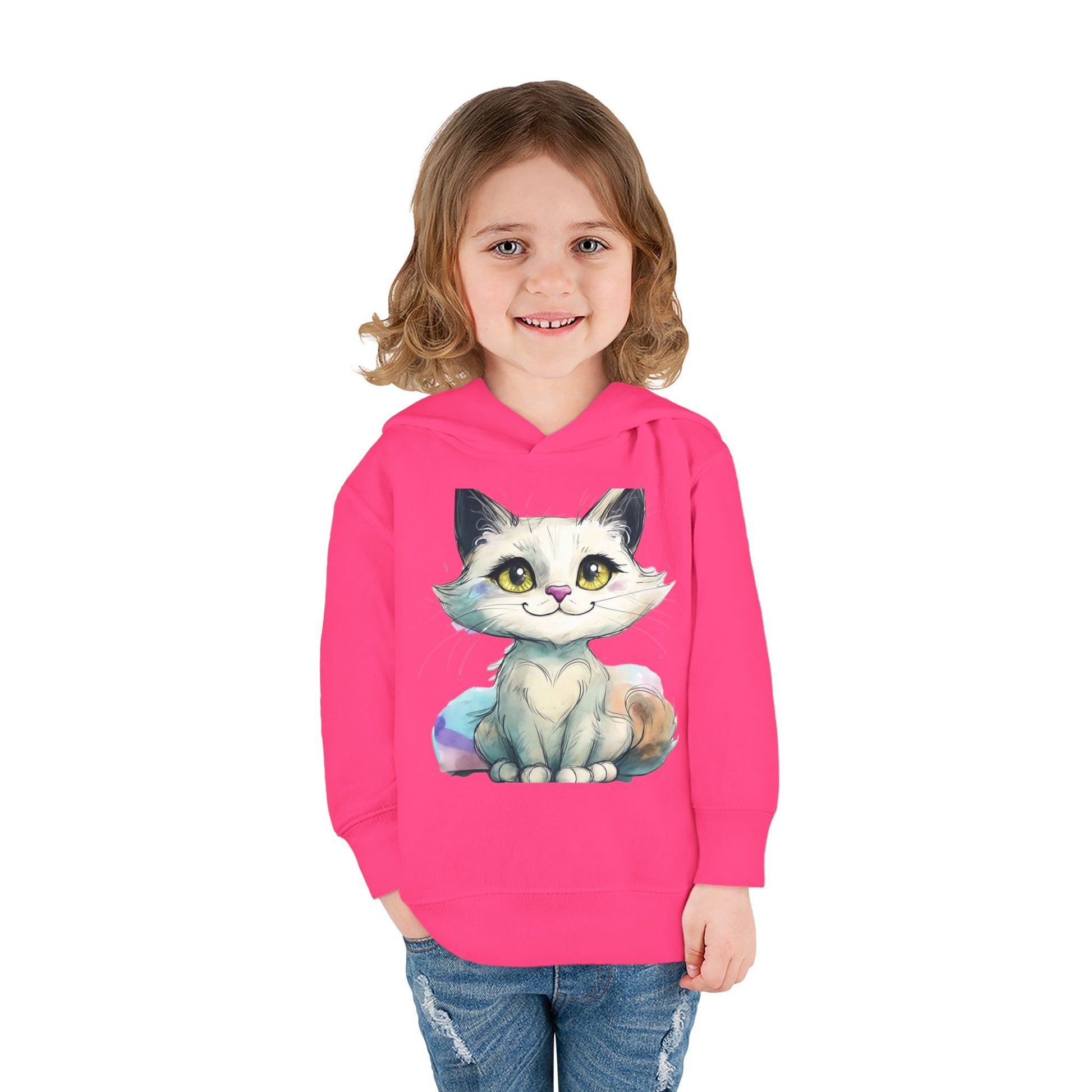 Cute Cat Toddler Hoodie