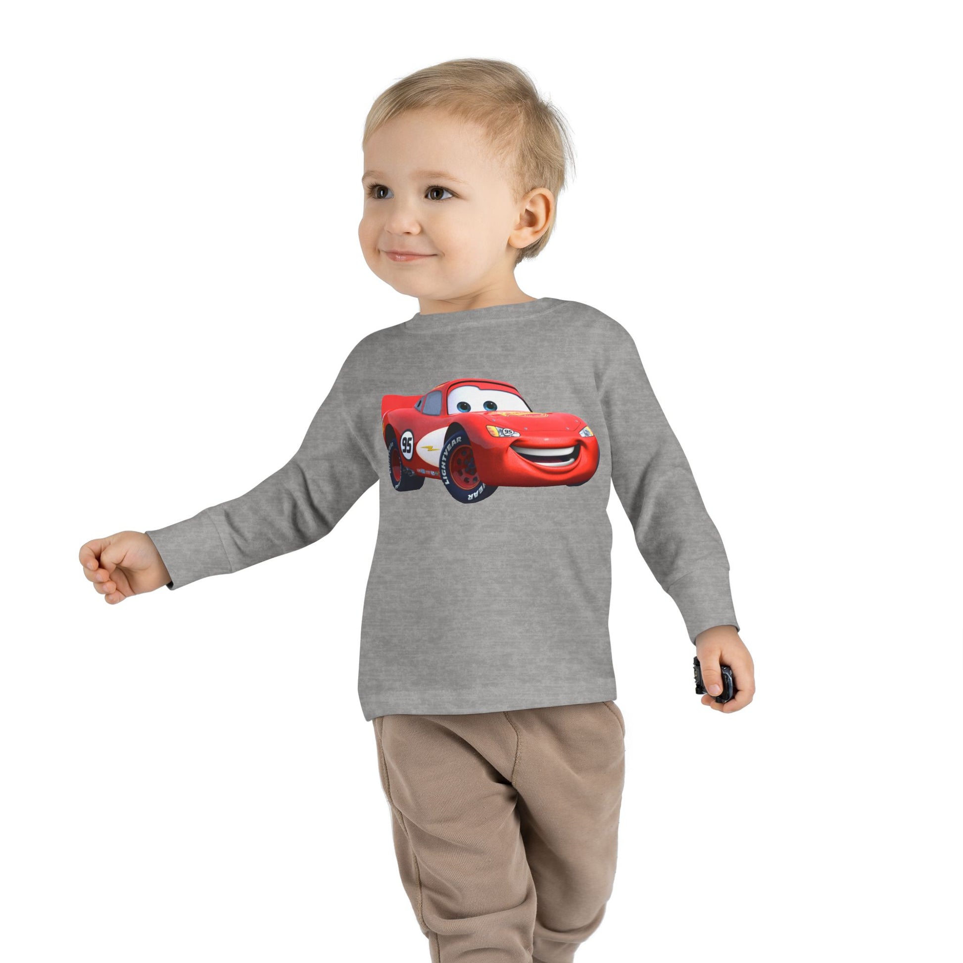 Toddler Cars Graphic Long Sleeve Tee