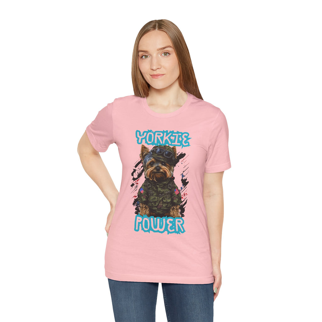Yorkie Power Unisex Tee
