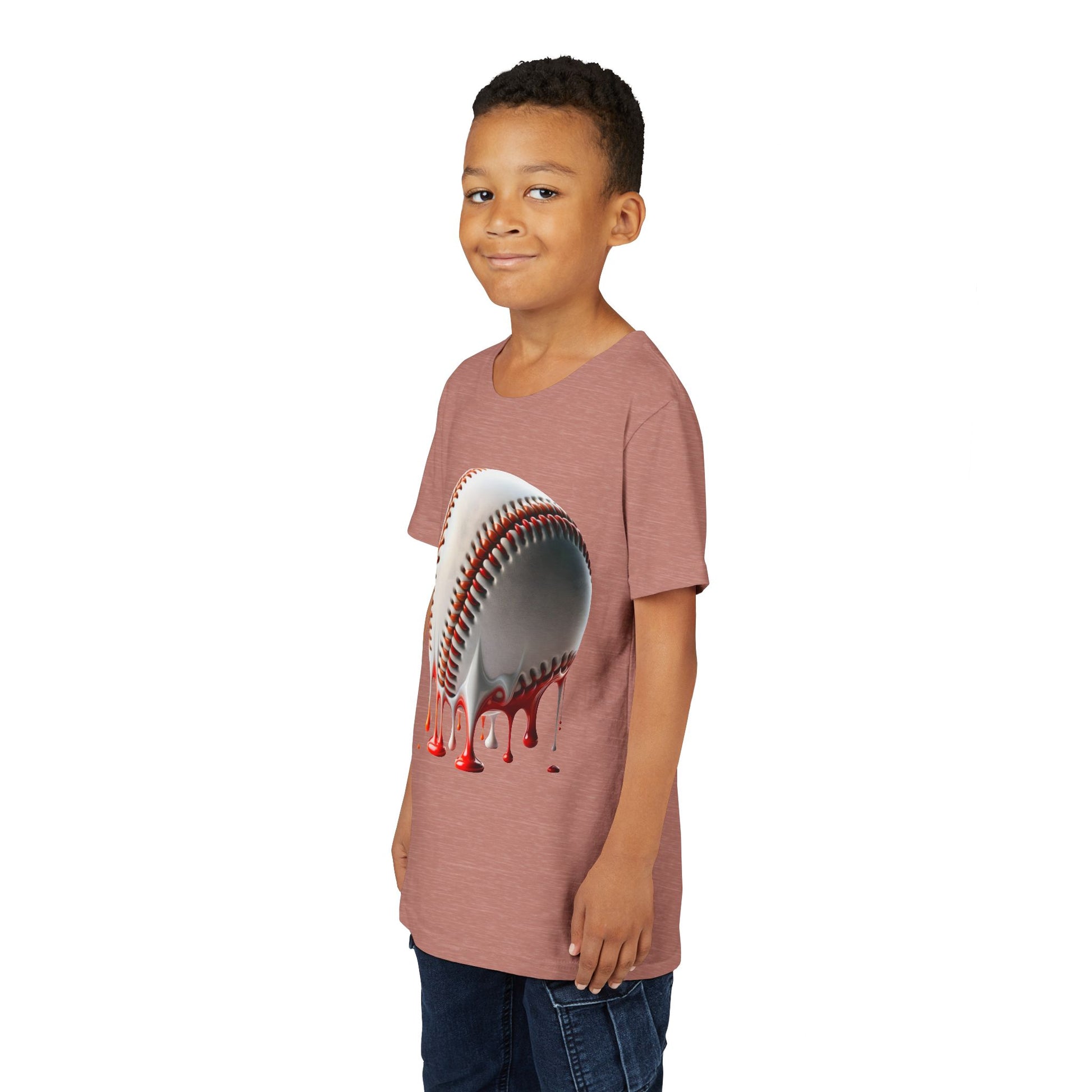 Youth Baseball Inspired Dripping Tee
