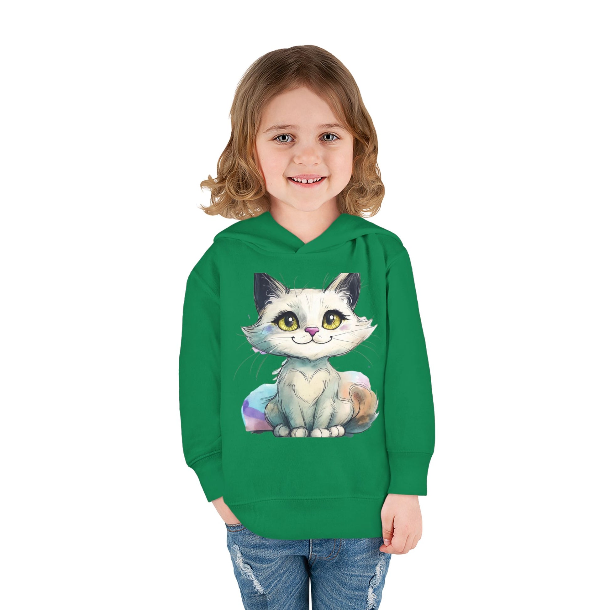 Cute Cat Toddler Hoodie