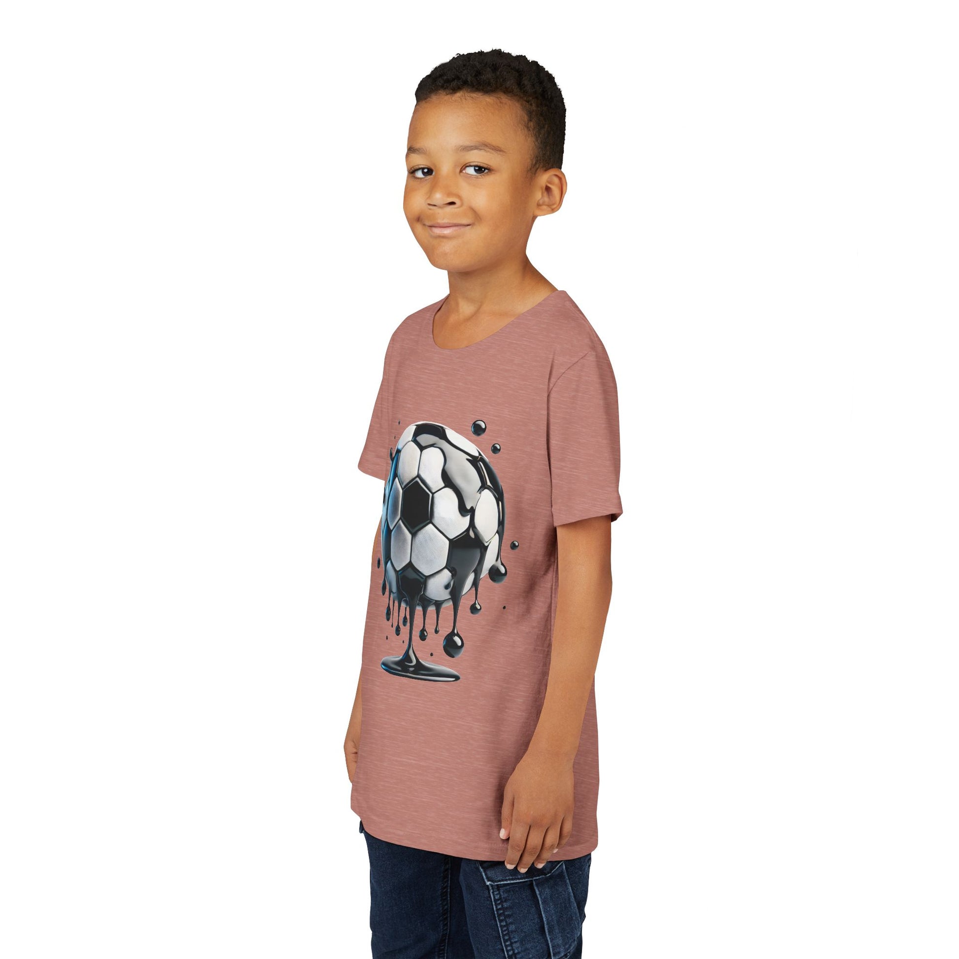 Dripping Soccer Ball Youth Tee