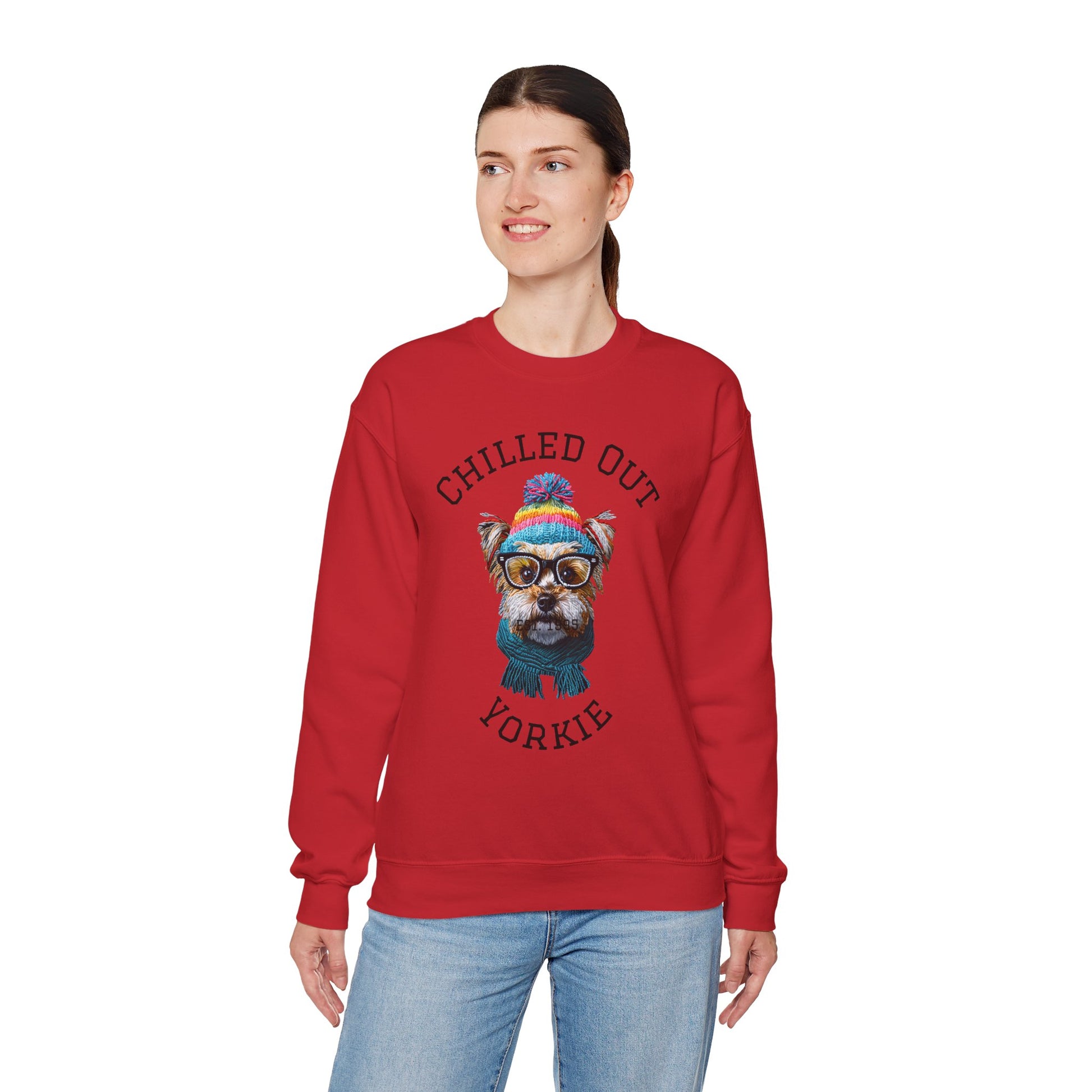 Chilled Out Yorkie Sweatshir