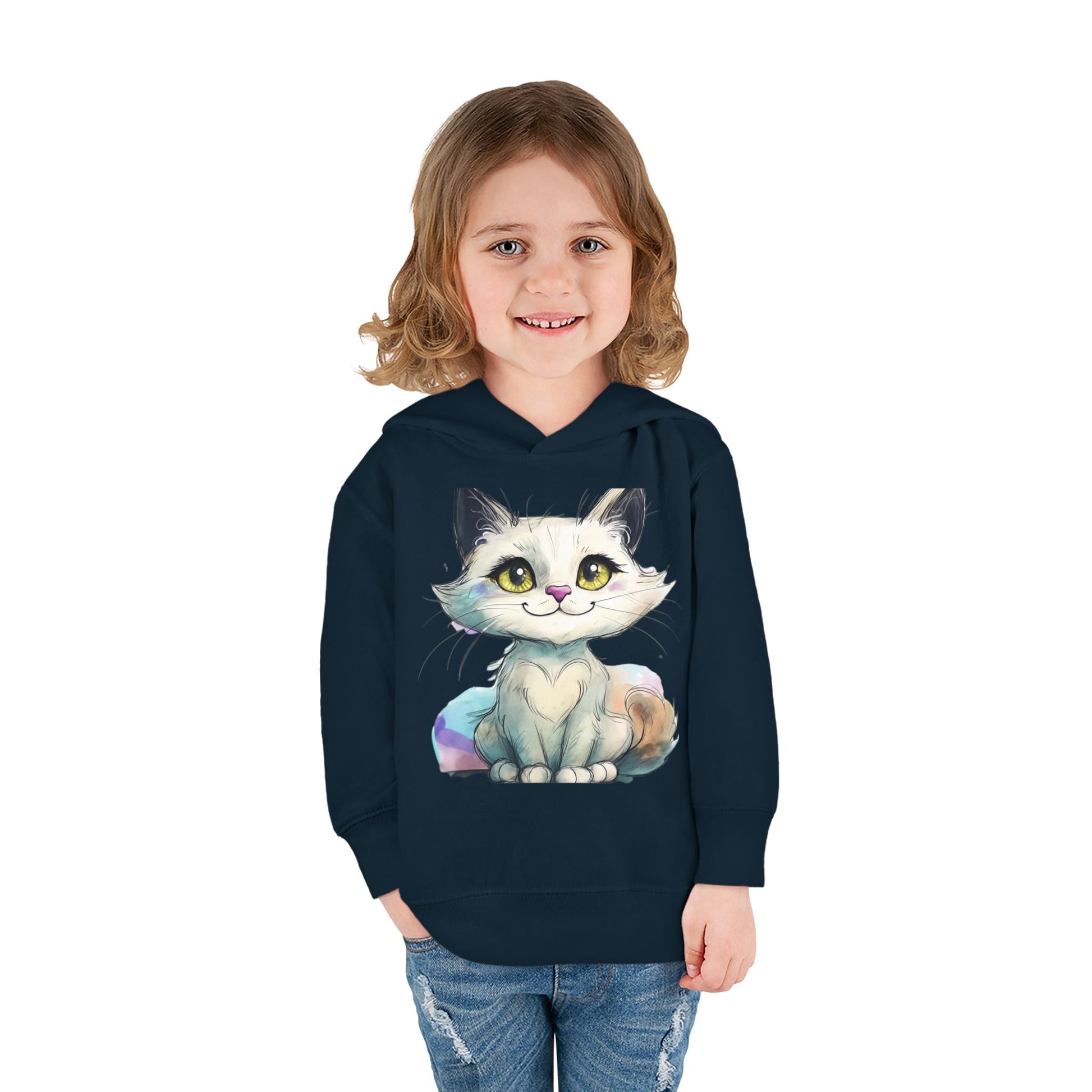 Cute Cat Toddler Hoodie