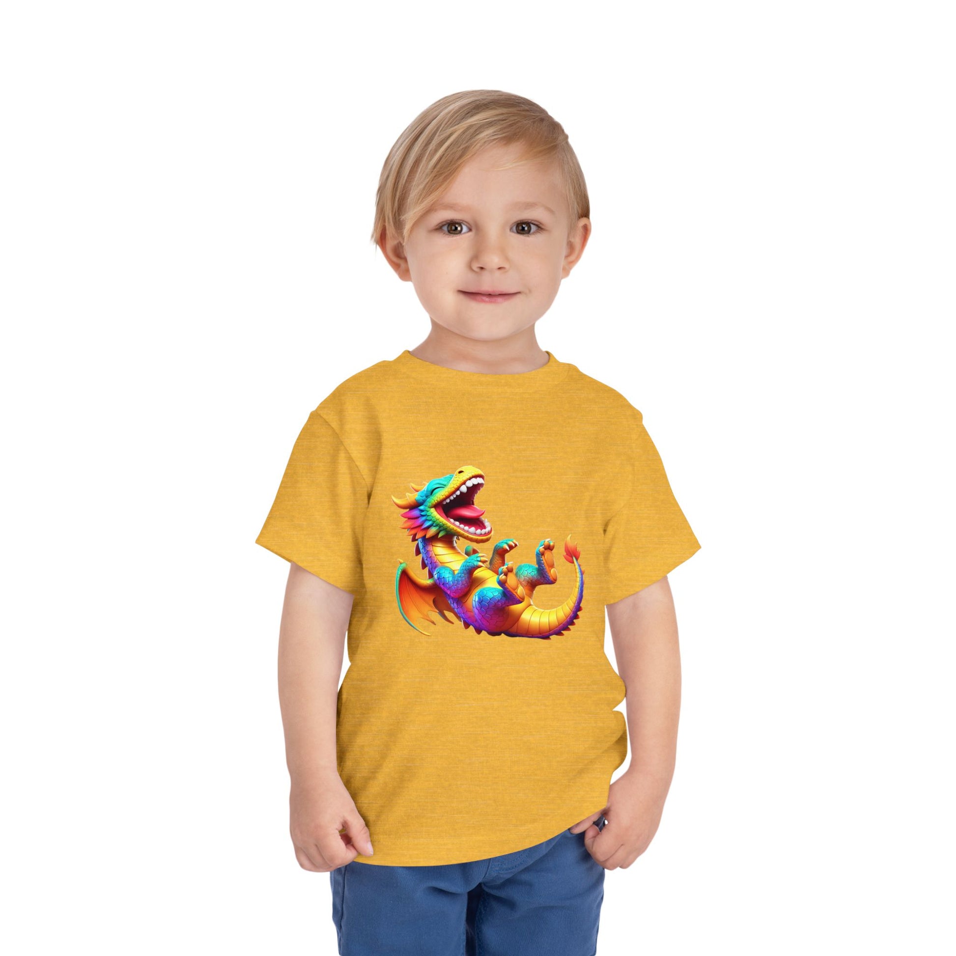 Rainbow Dinosaur Toddler Tee