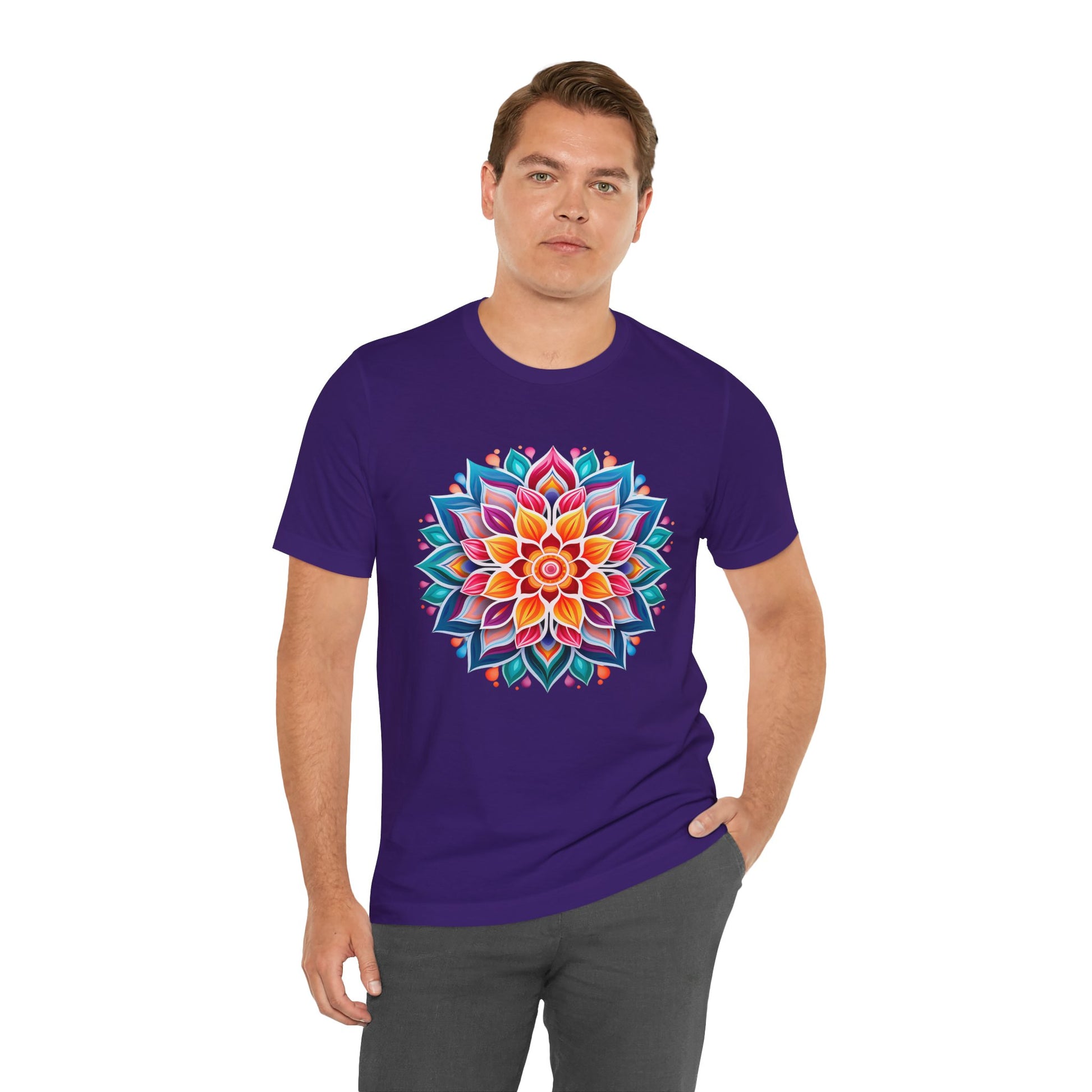 Vibrant Mandala Graphic Tee