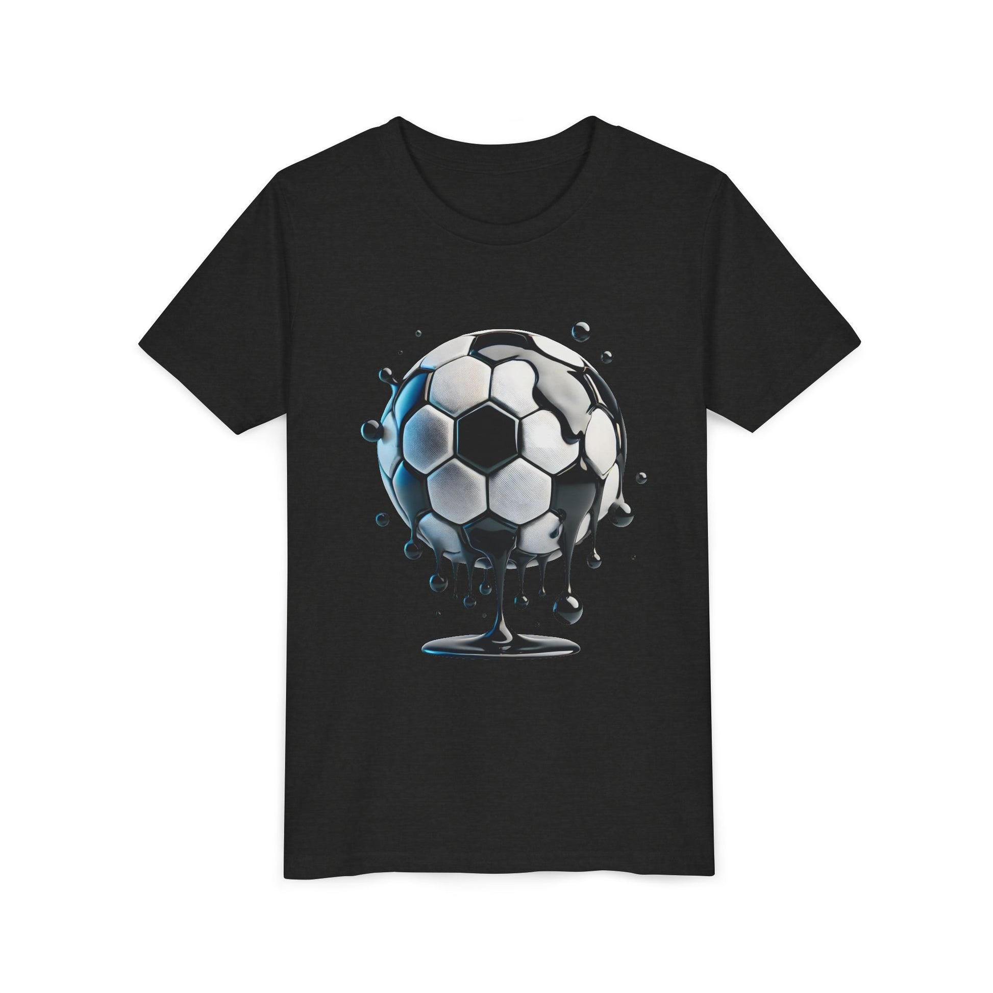 Dripping Soccer Ball Youth Tee