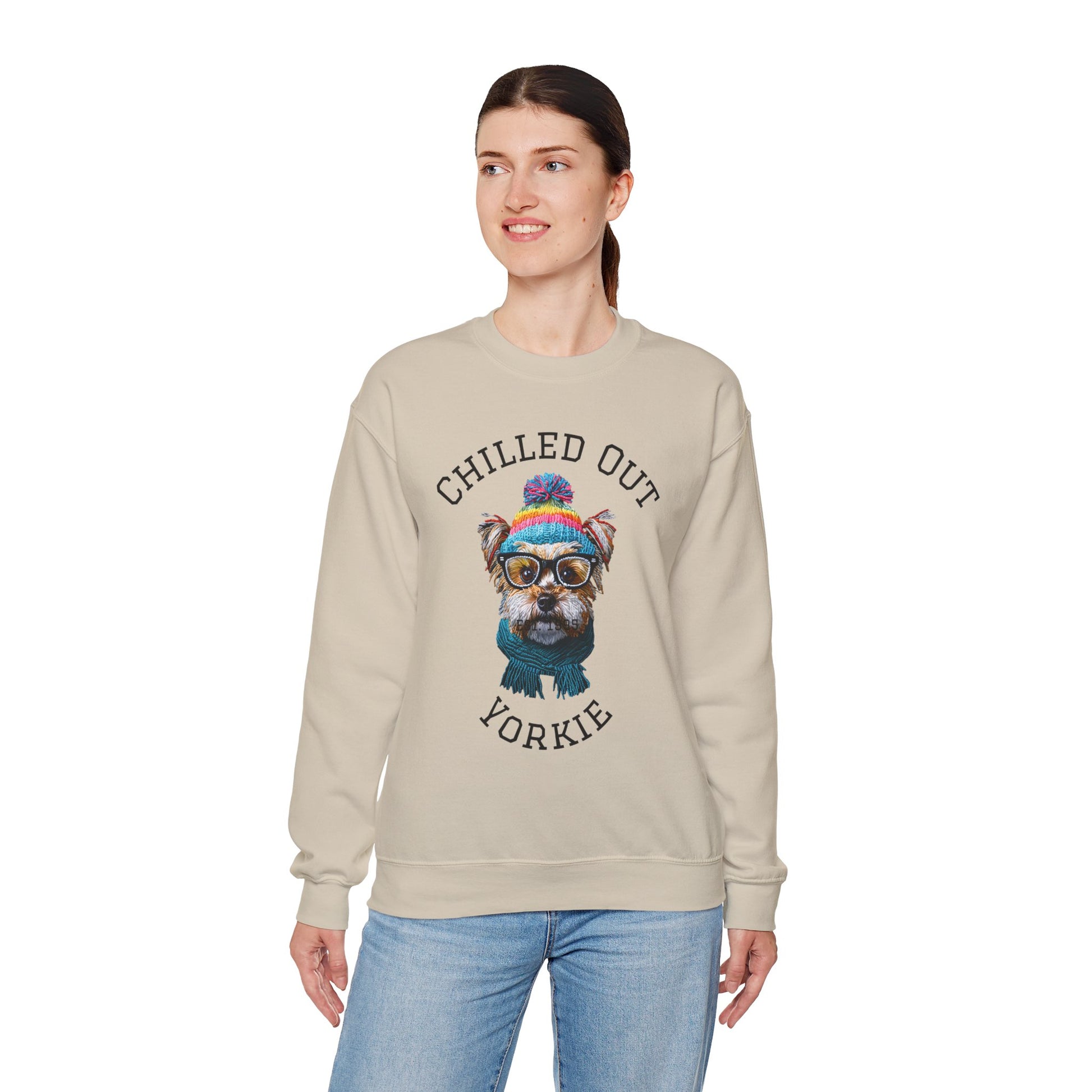 Chilled Out Yorkie Sweatshir