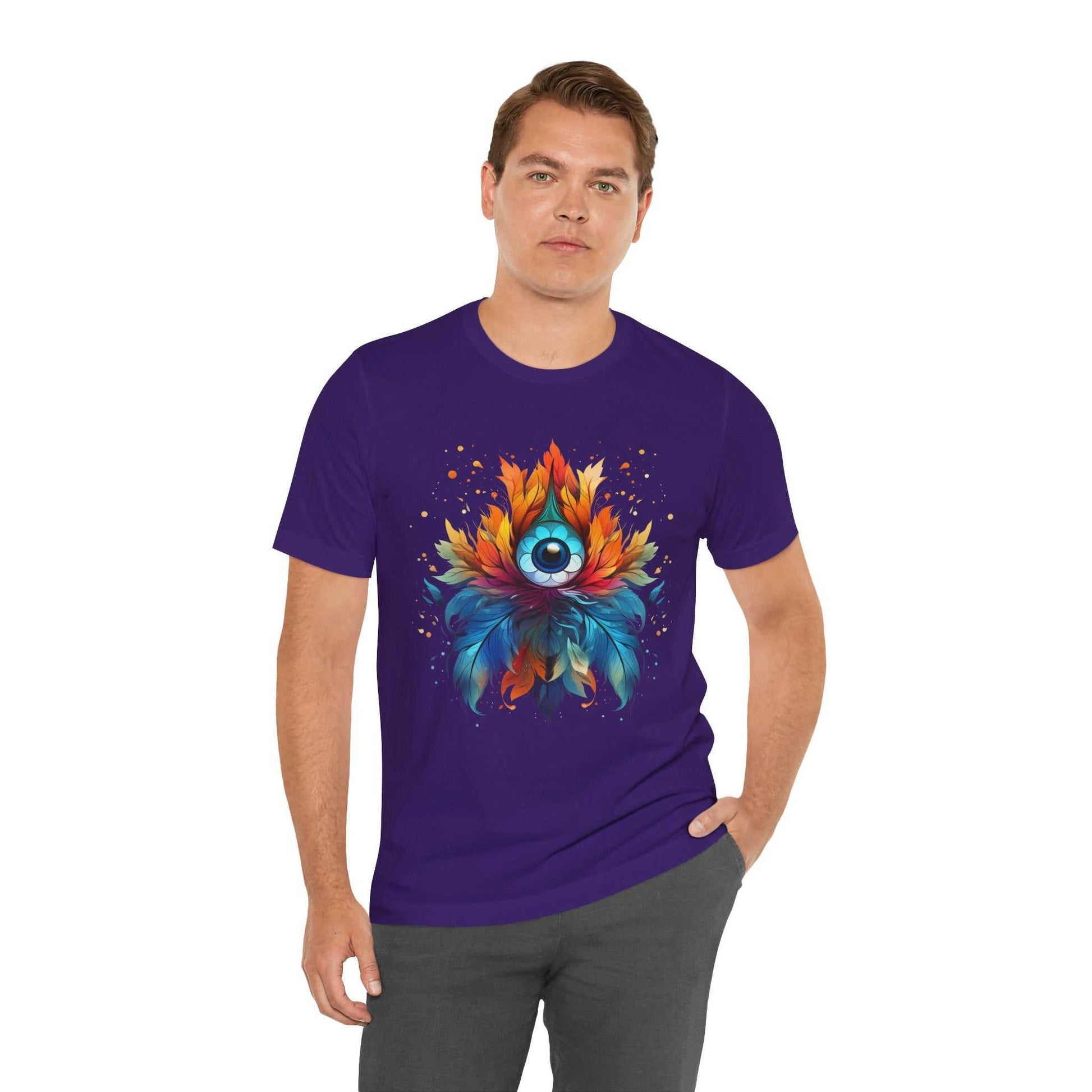 Vibrant Eye-Mandala Tee