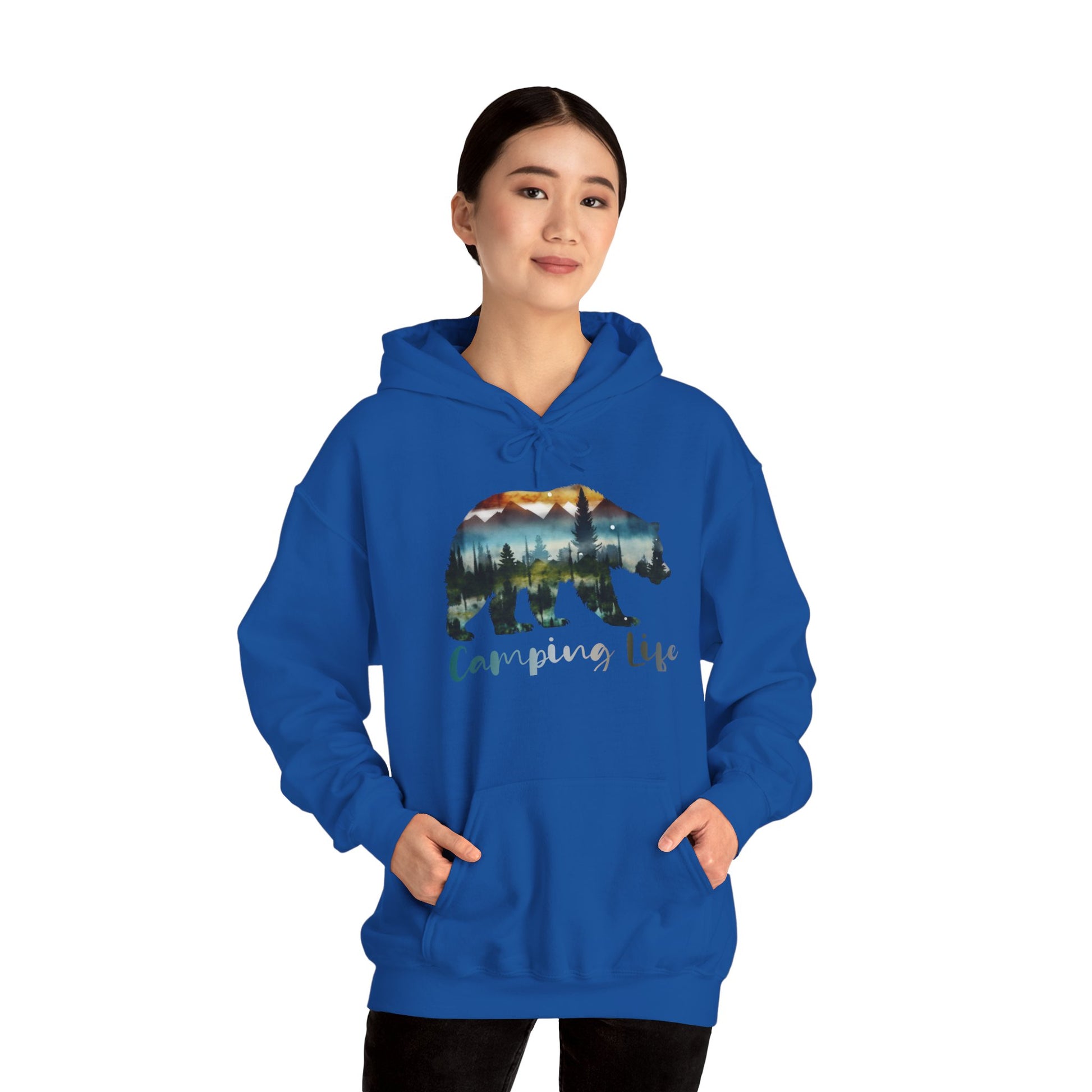 Camping Life Bear Hoodie