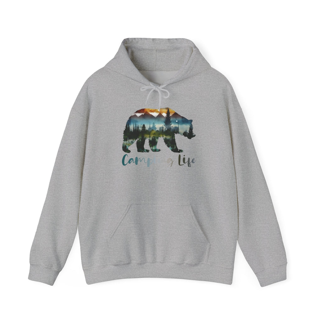 Camping Life Bear Hoodie