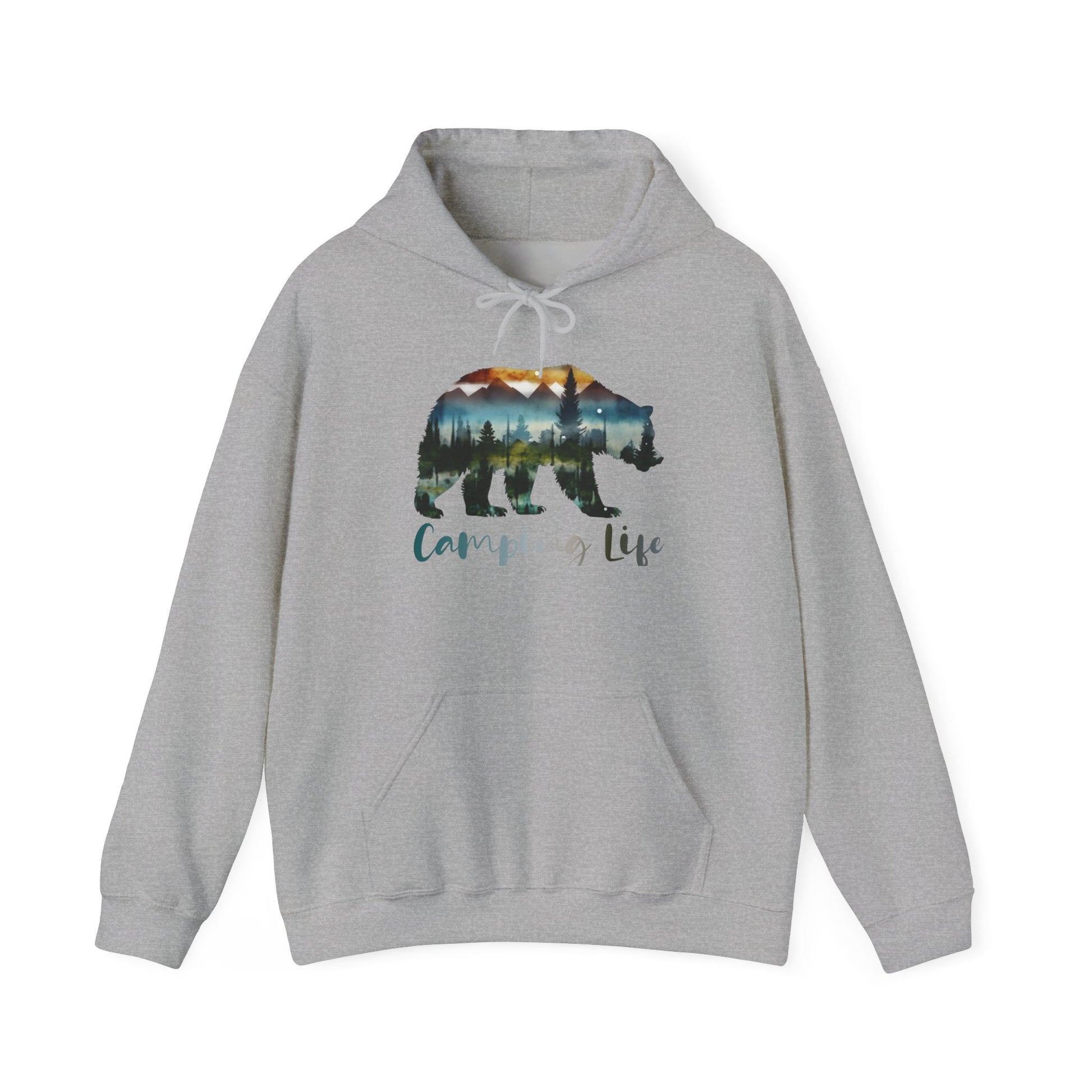 Camping Life Bear Hoodie
