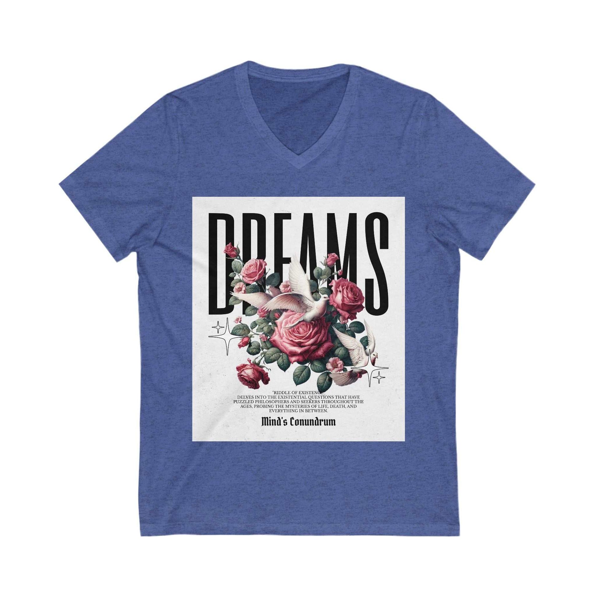 Dreams Floral V-Neck Tee for Women