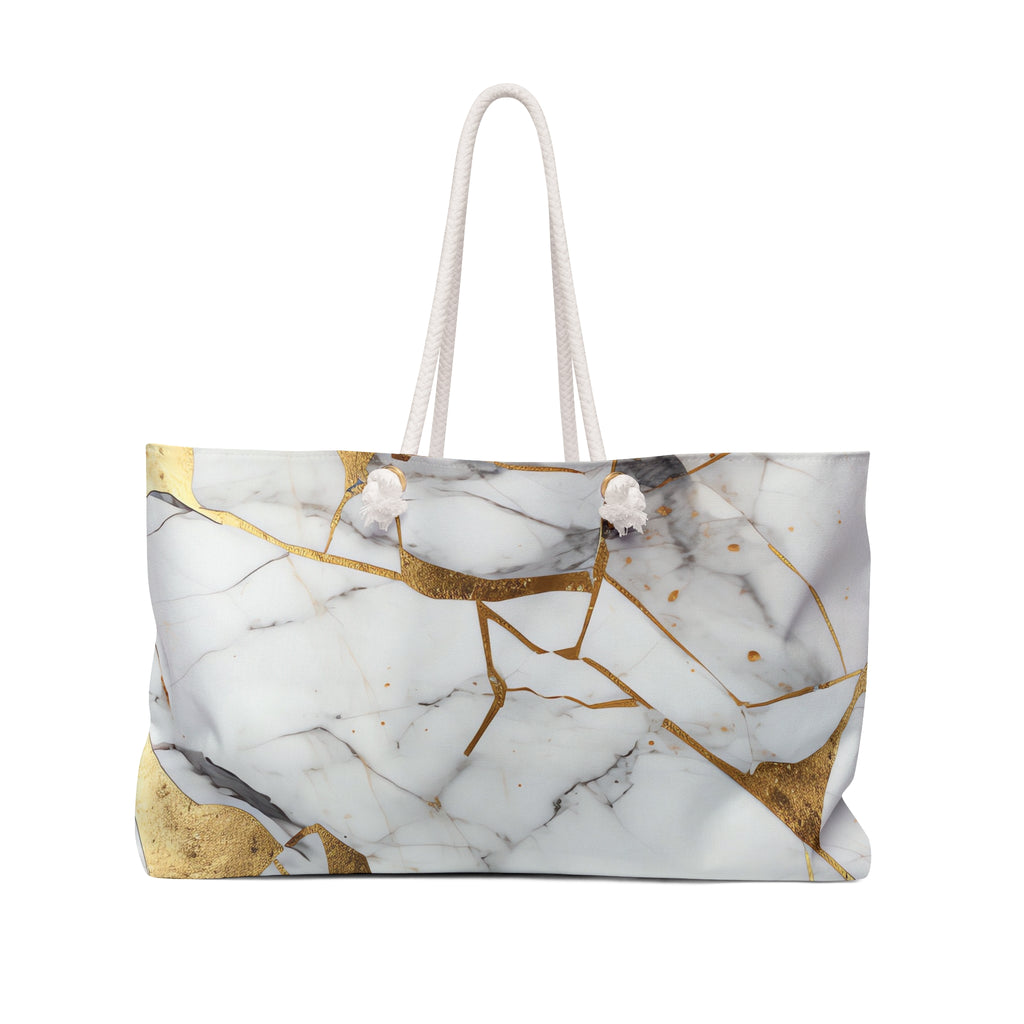 Marble Chic Weekender Bag