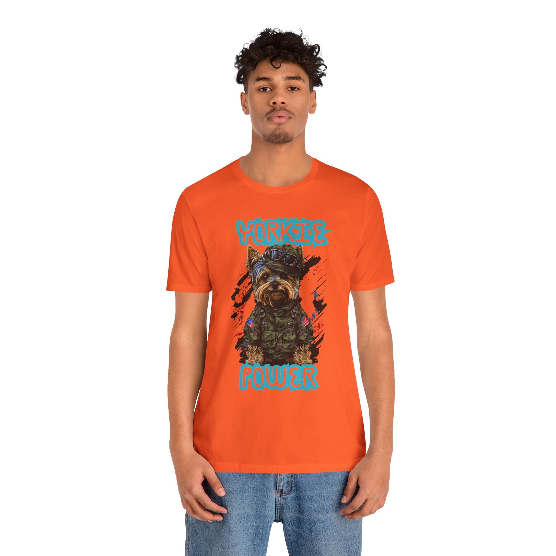 Yorkie Power Unisex Tee
