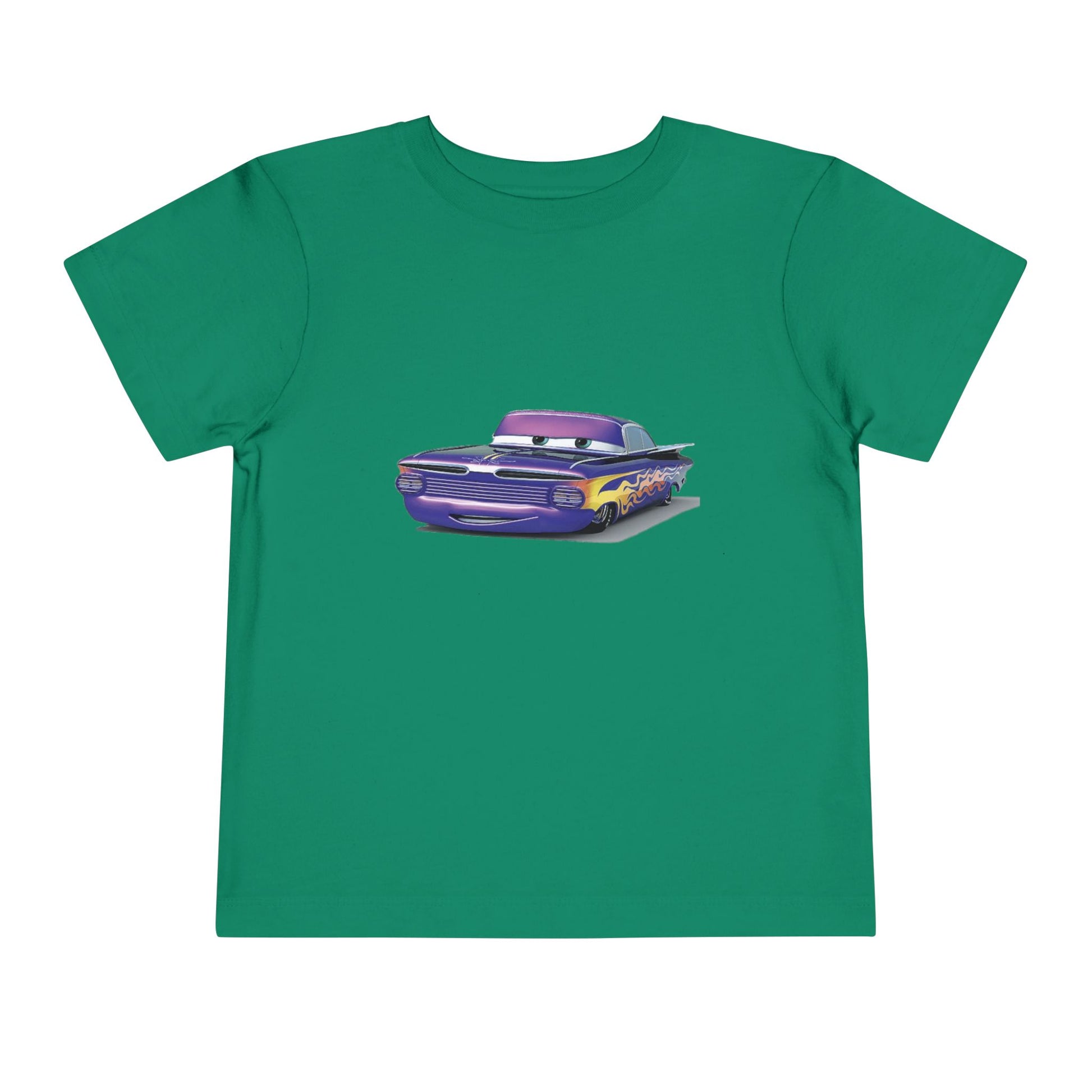 Toddler Short Sleeve Tee Featuring Fun Car Design