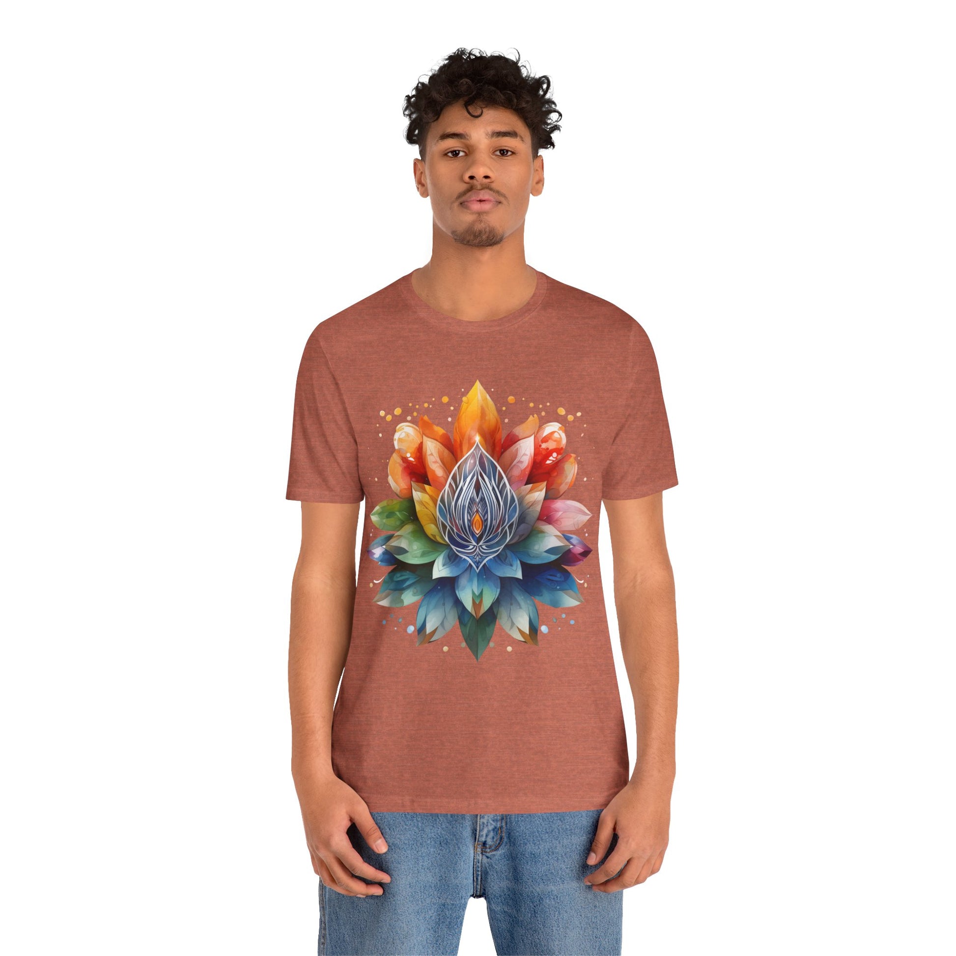 Colorful Lotus Flower T-Shirt