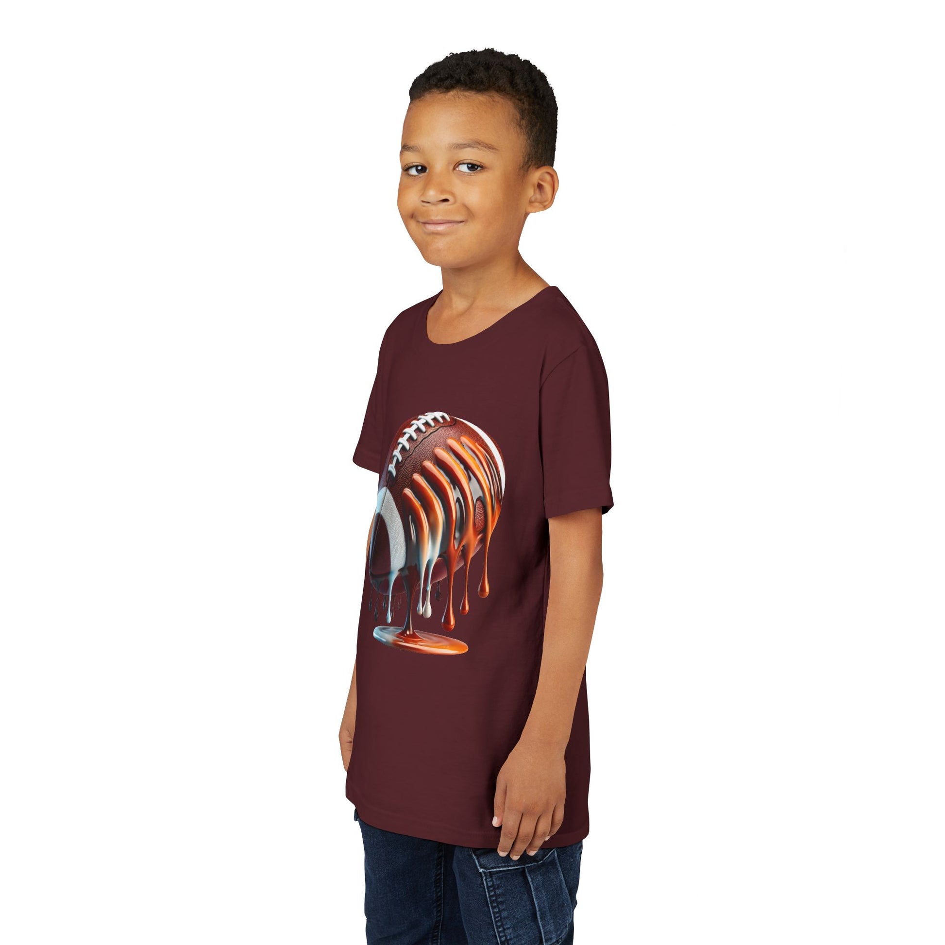 Dripping Football Youth Tee