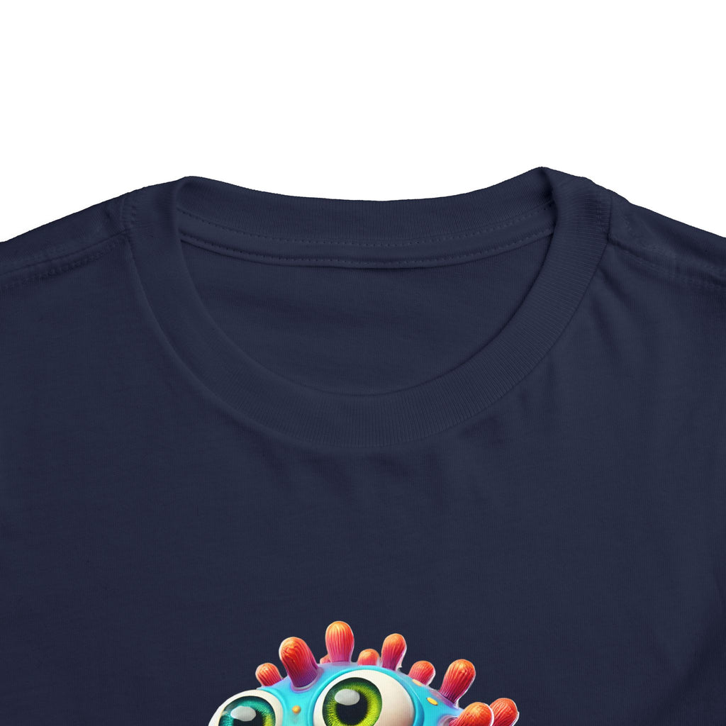 Colorful Toddler Tee with Fun Monster Design