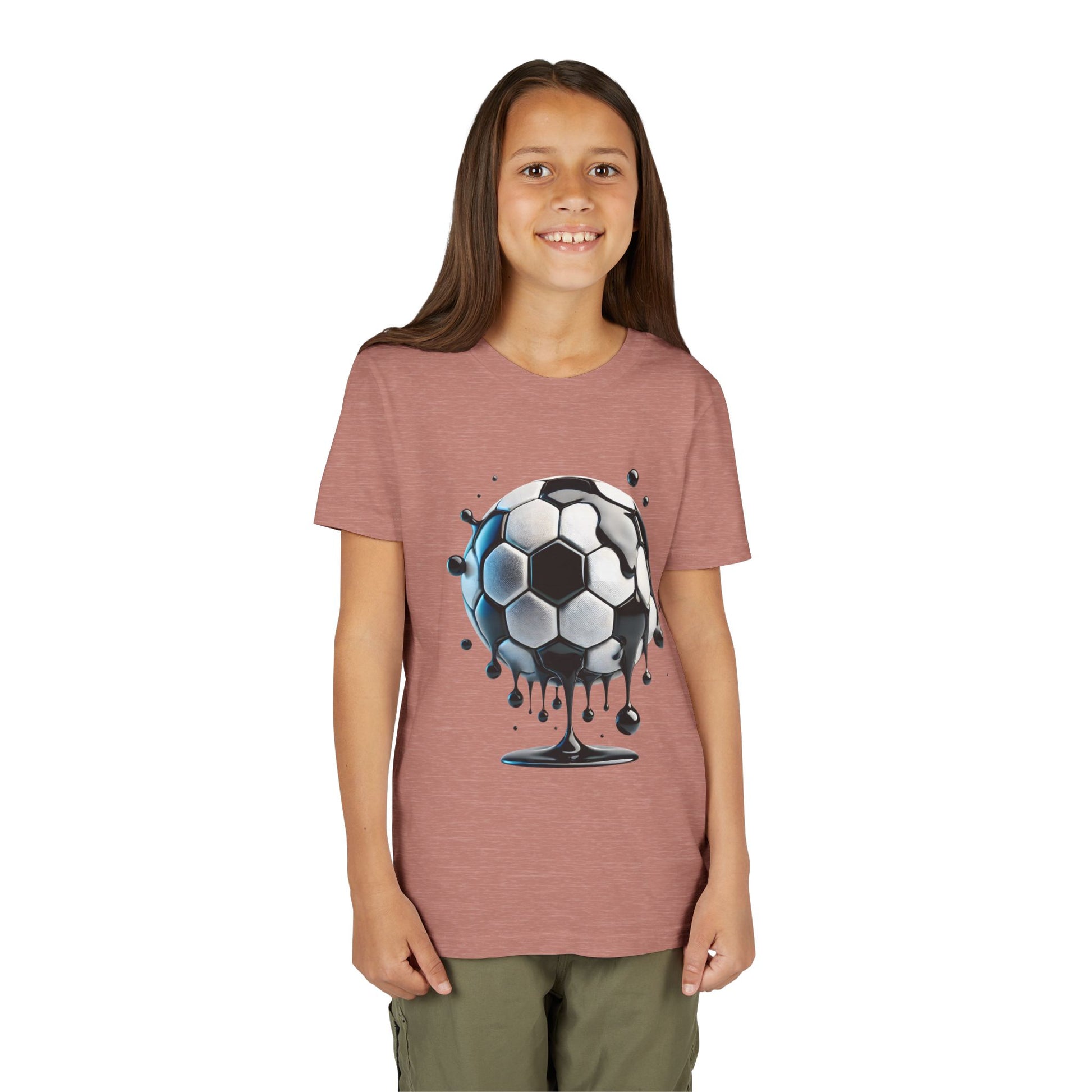 Dripping Soccer Ball Youth Tee