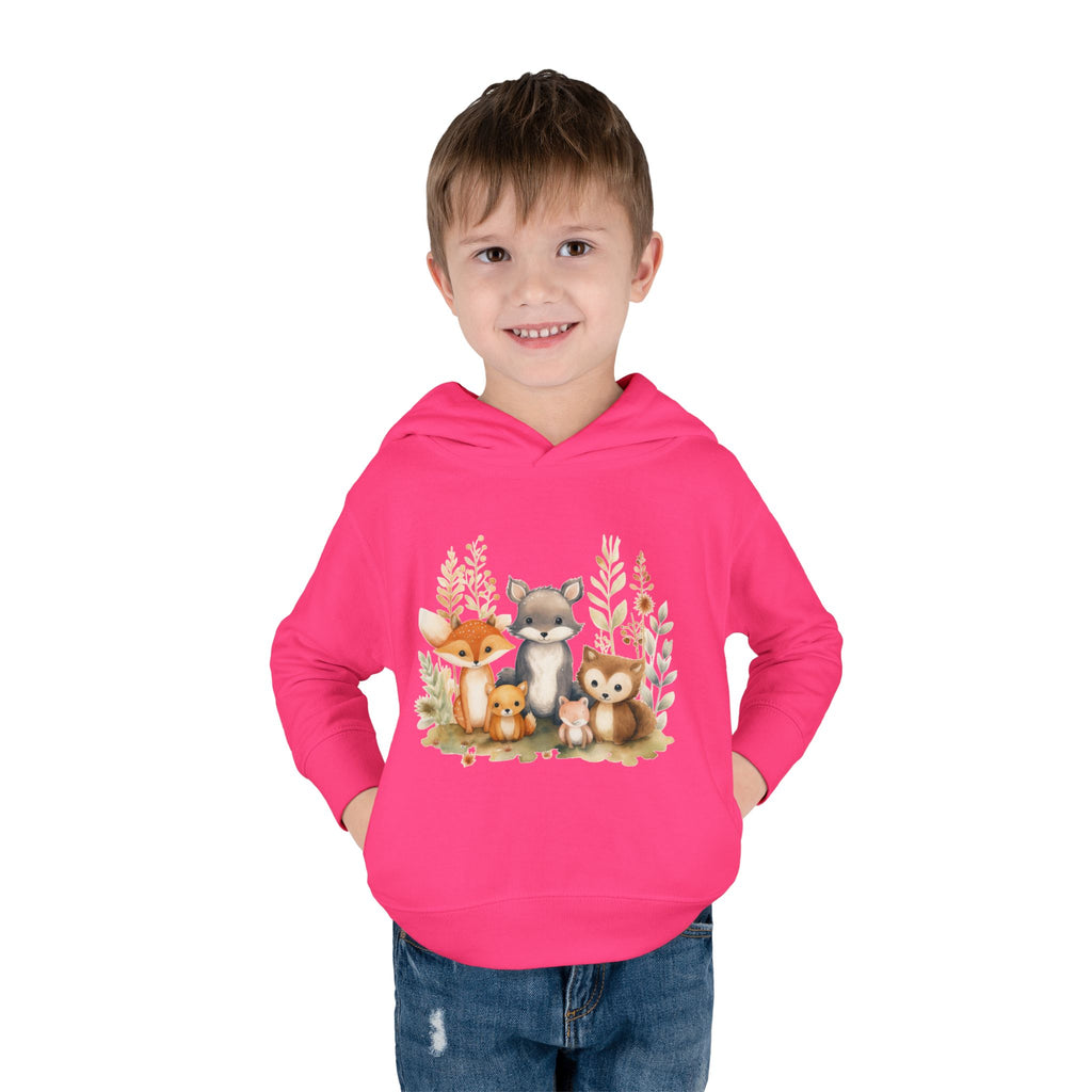 Whimsical Animal Toddler Hoodie
