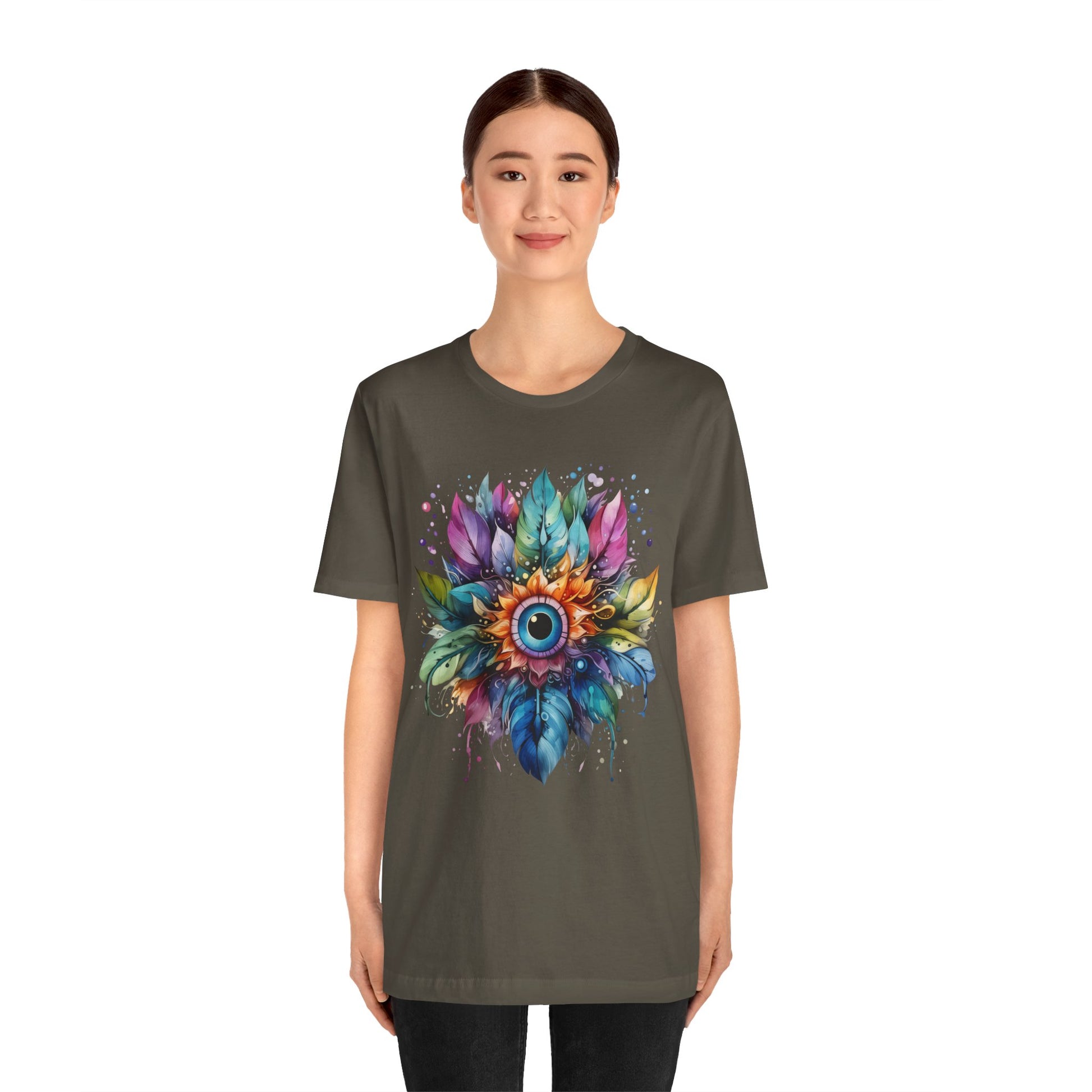 Colorful Eye Design Unisex Tee