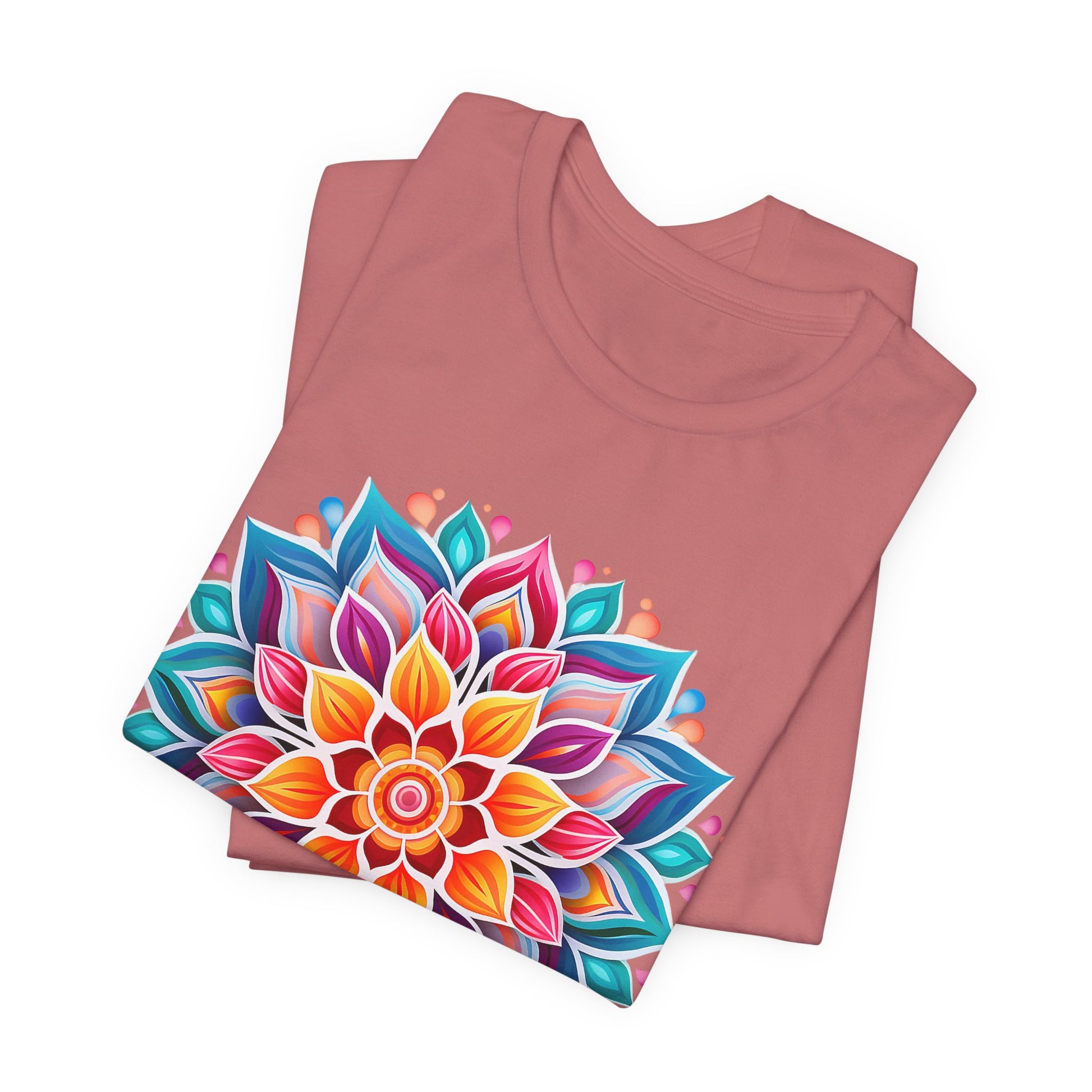 Vibrant Mandala Graphic Tee